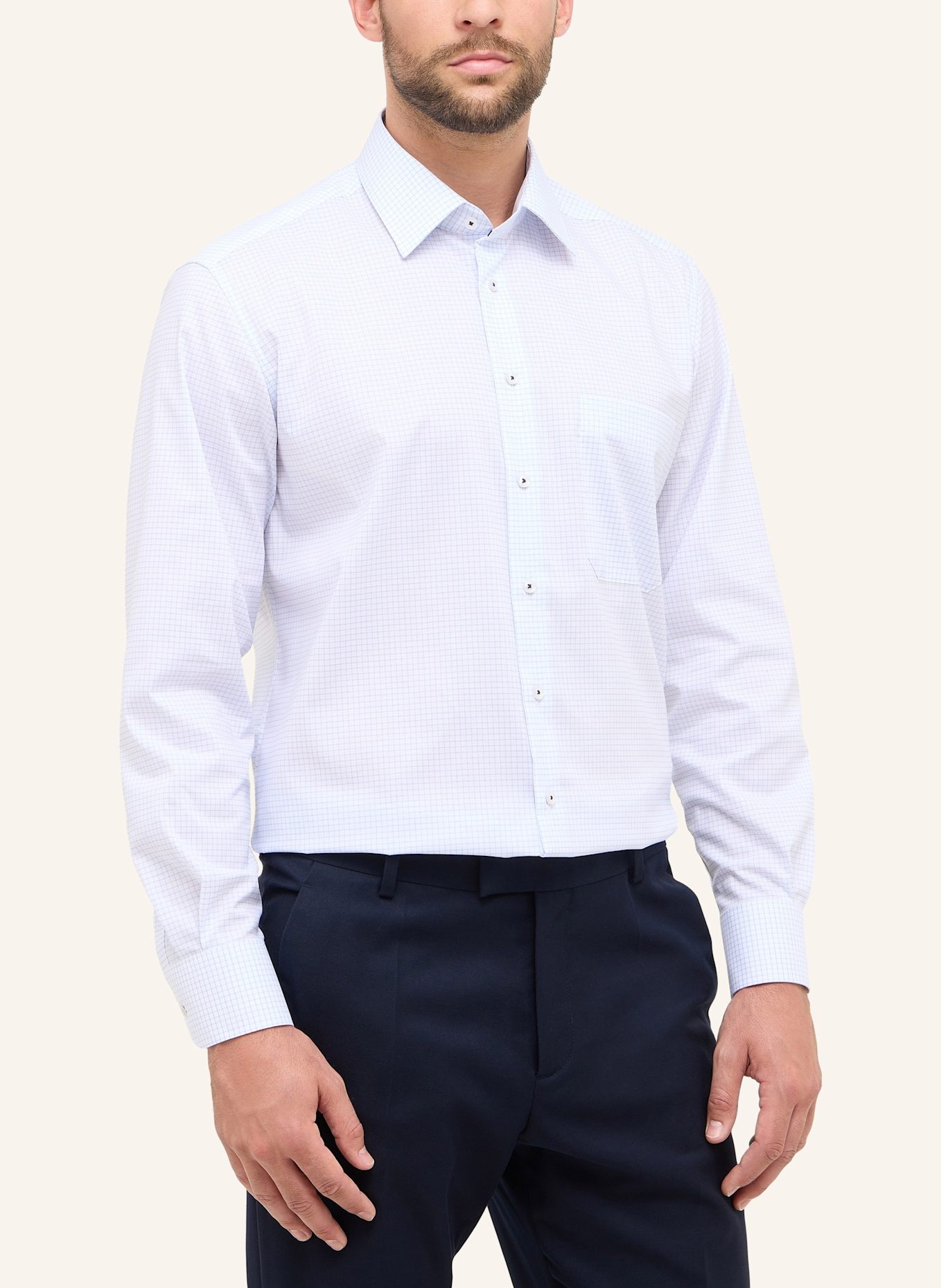 ETERNA Hemd COMFORT FIT: HELLBLAU