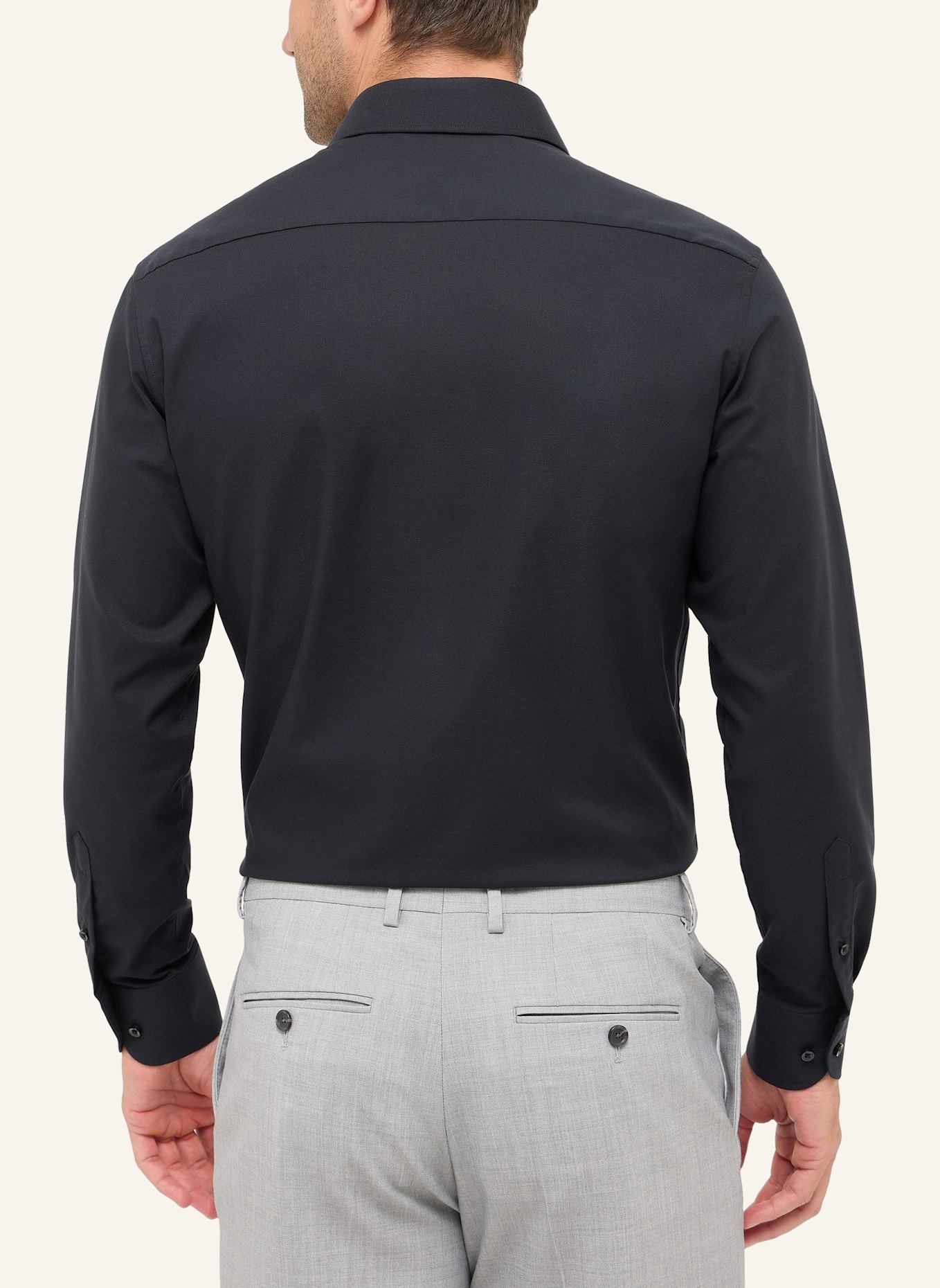 ETERNA Oxfordhemd Modern Fit: SCHWARZ