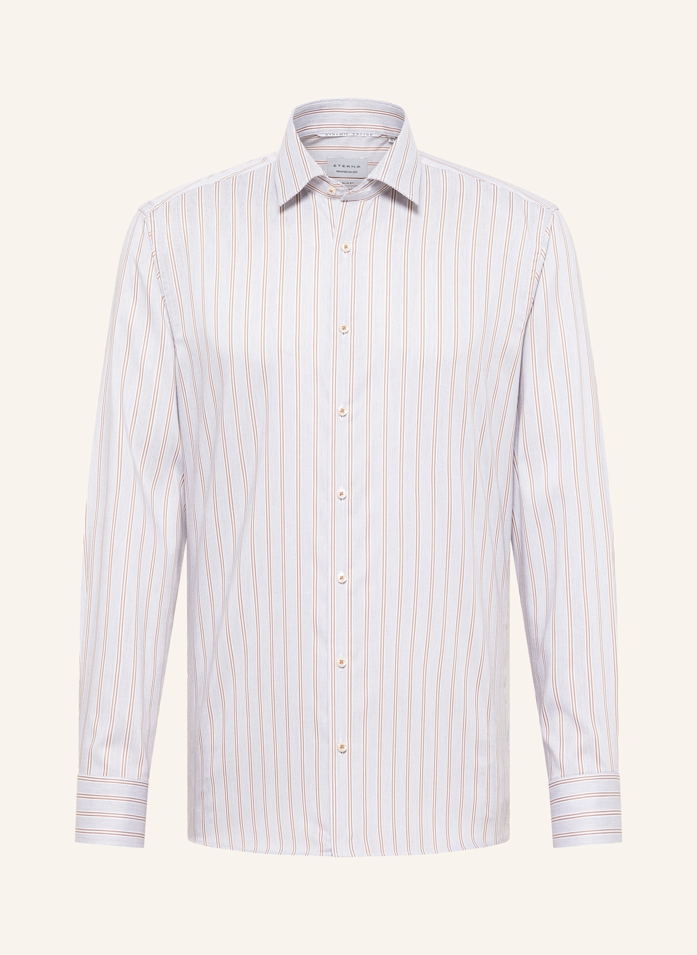 ETERNA Hemd SLIM FIT: TAUPE