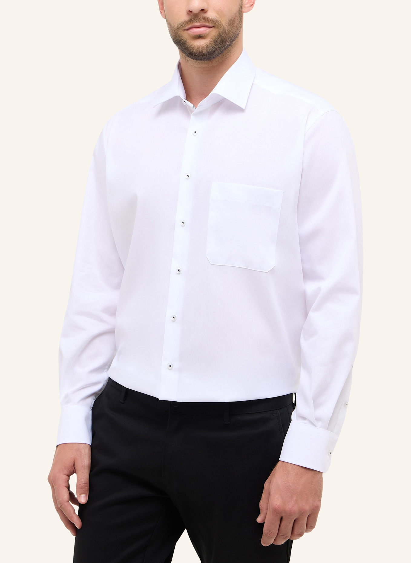 ETERNA Hemd COMFORT FIT: WEISS