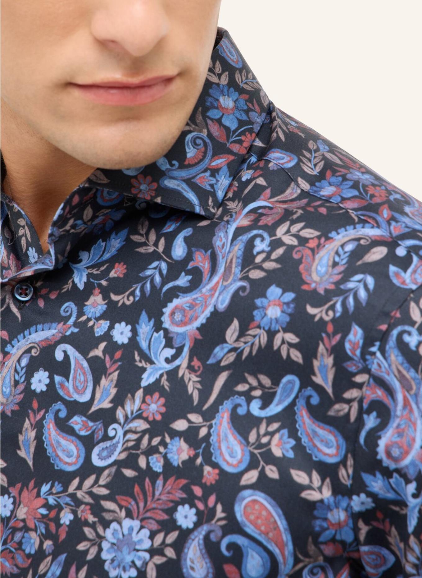 ETERNA Hemd SLIM FIT: BLAU