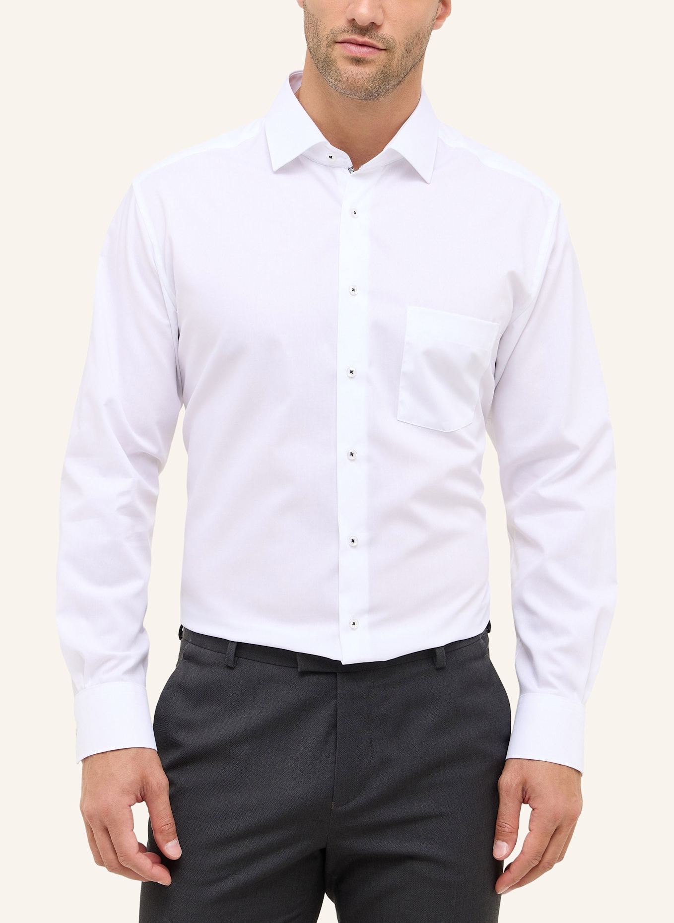 ETERNA Hemd MODERN FIT: WEISS