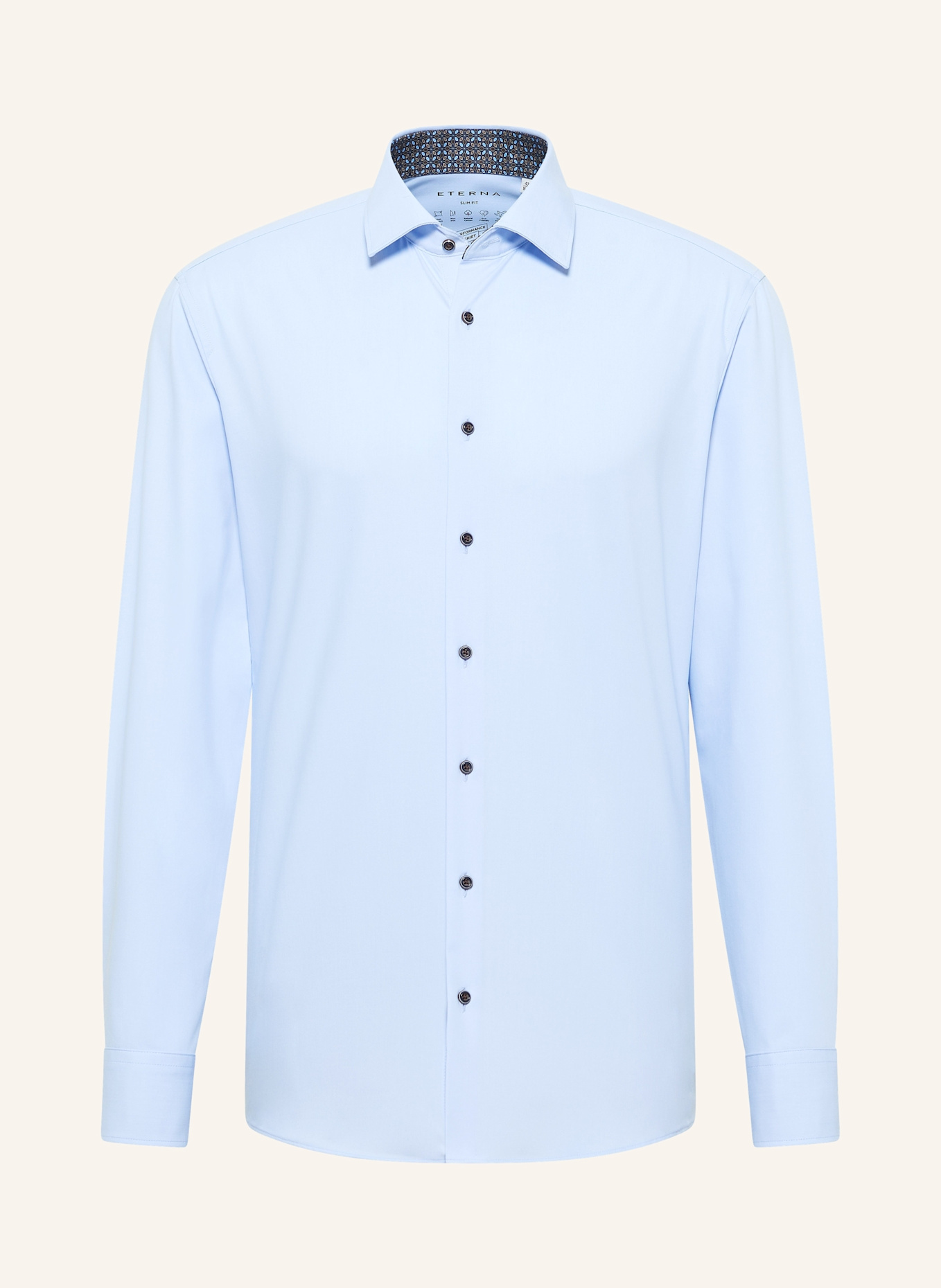 ETERNA Hemd SLIM FIT: HELLBLAU