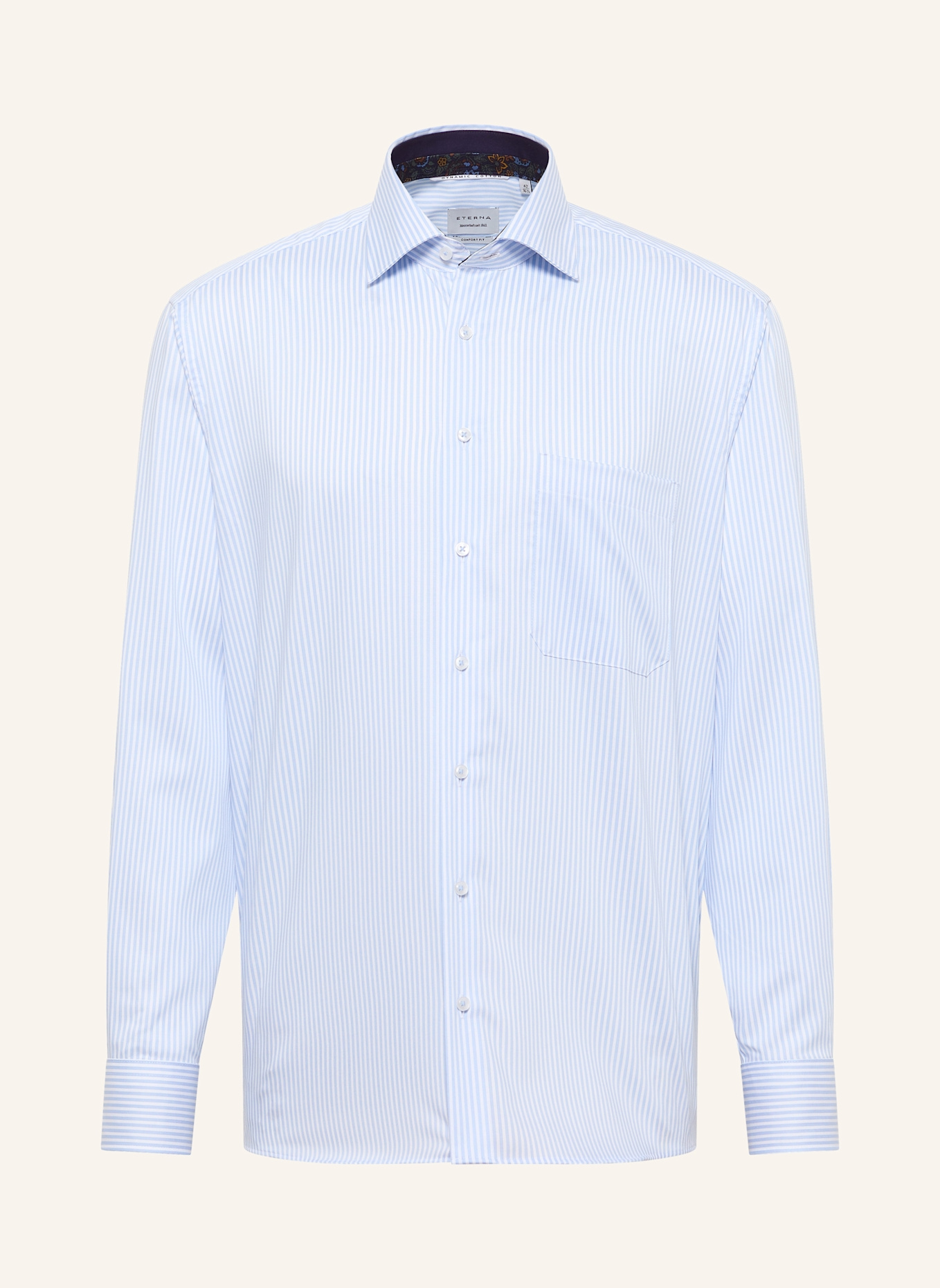 ETERNA Hemd COMFORT FIT: BLAU