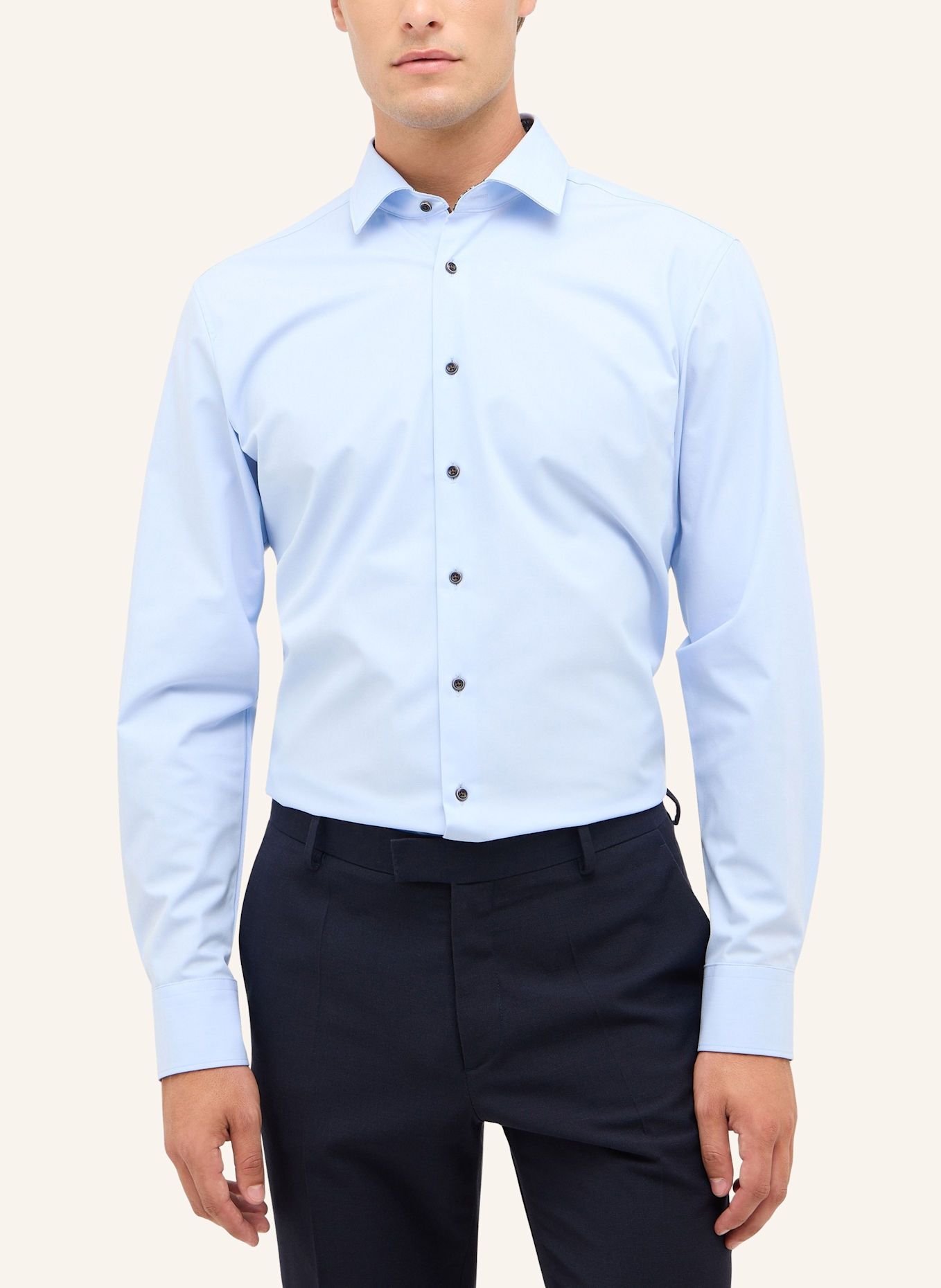 ETERNA Hemd SLIM FIT: HELLBLAU