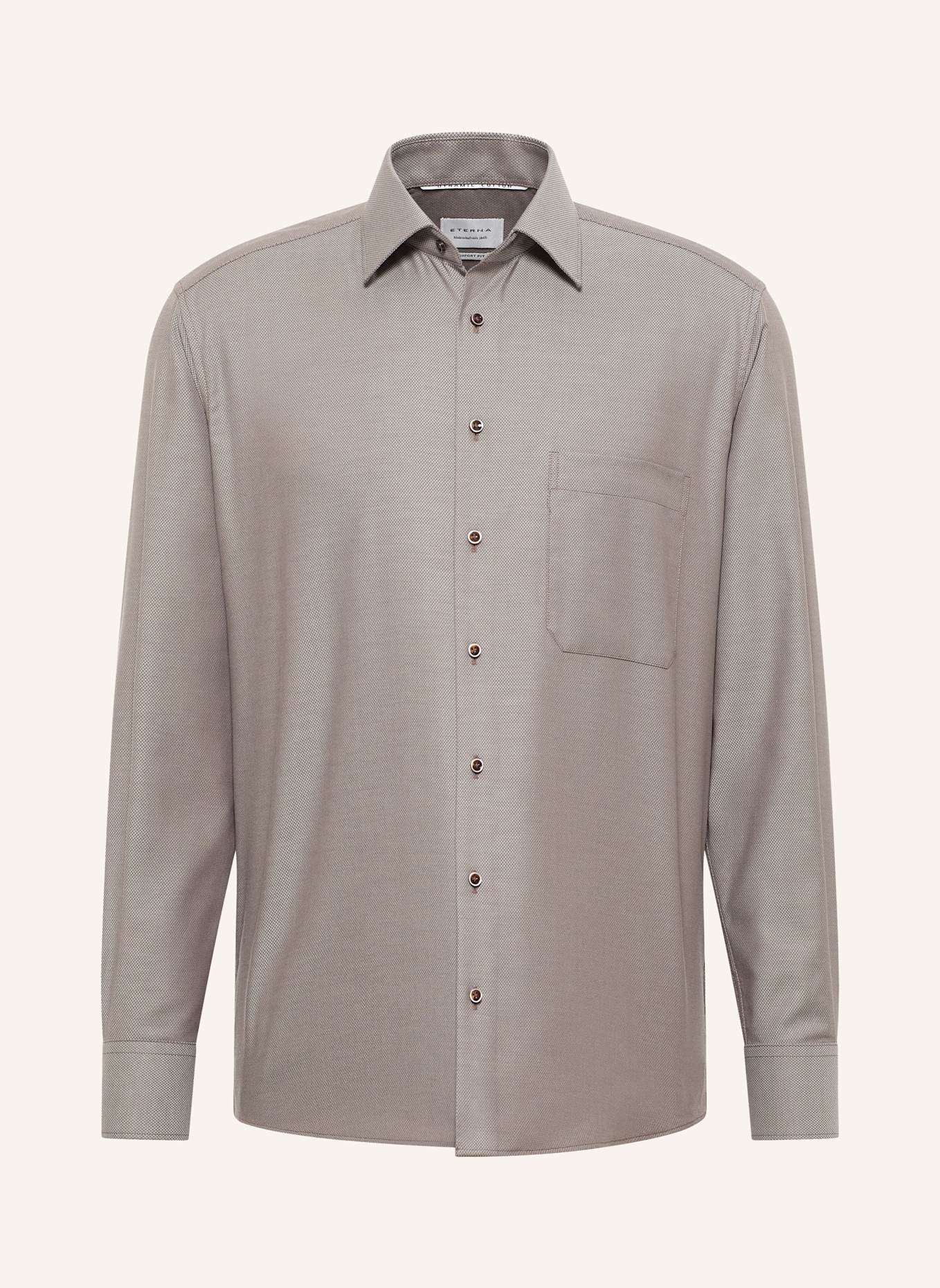 ETERNA Hemd Comfort Fit: BRAUN