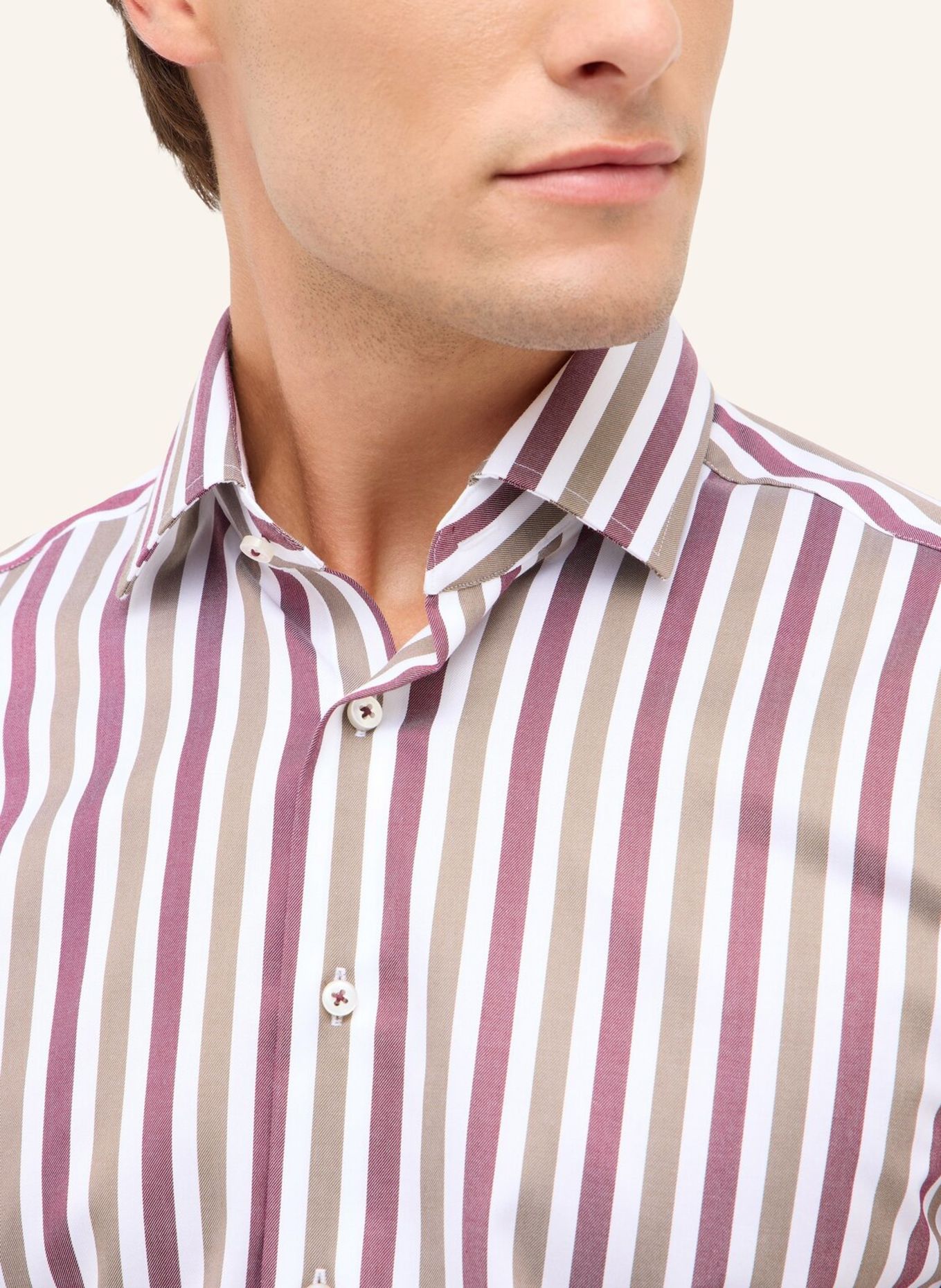 1863 by ETERNA Hemd SLIM FIT: ROT