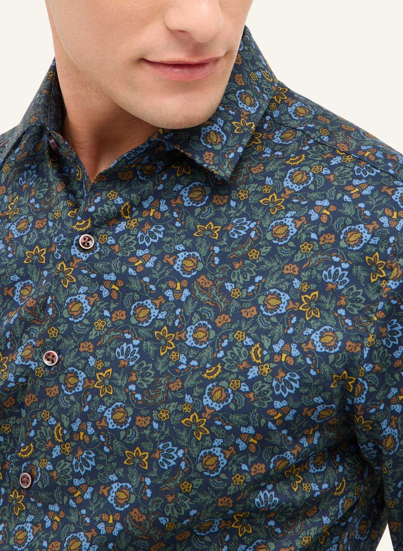 ETERNA Hemd SLIM FIT: DUNKELBLAU