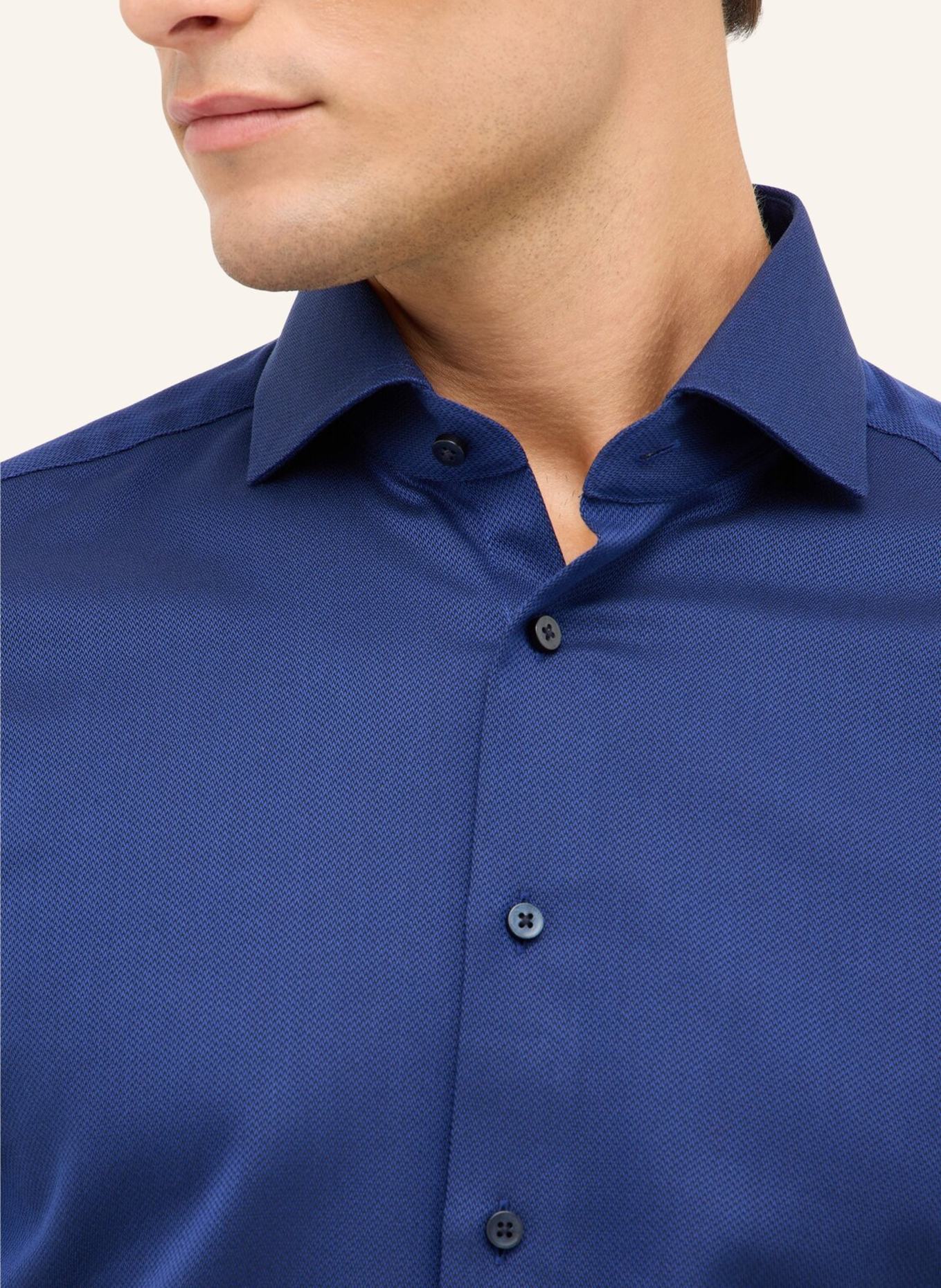 1863 by ETERNA Hemd SLIM FIT: BLAU