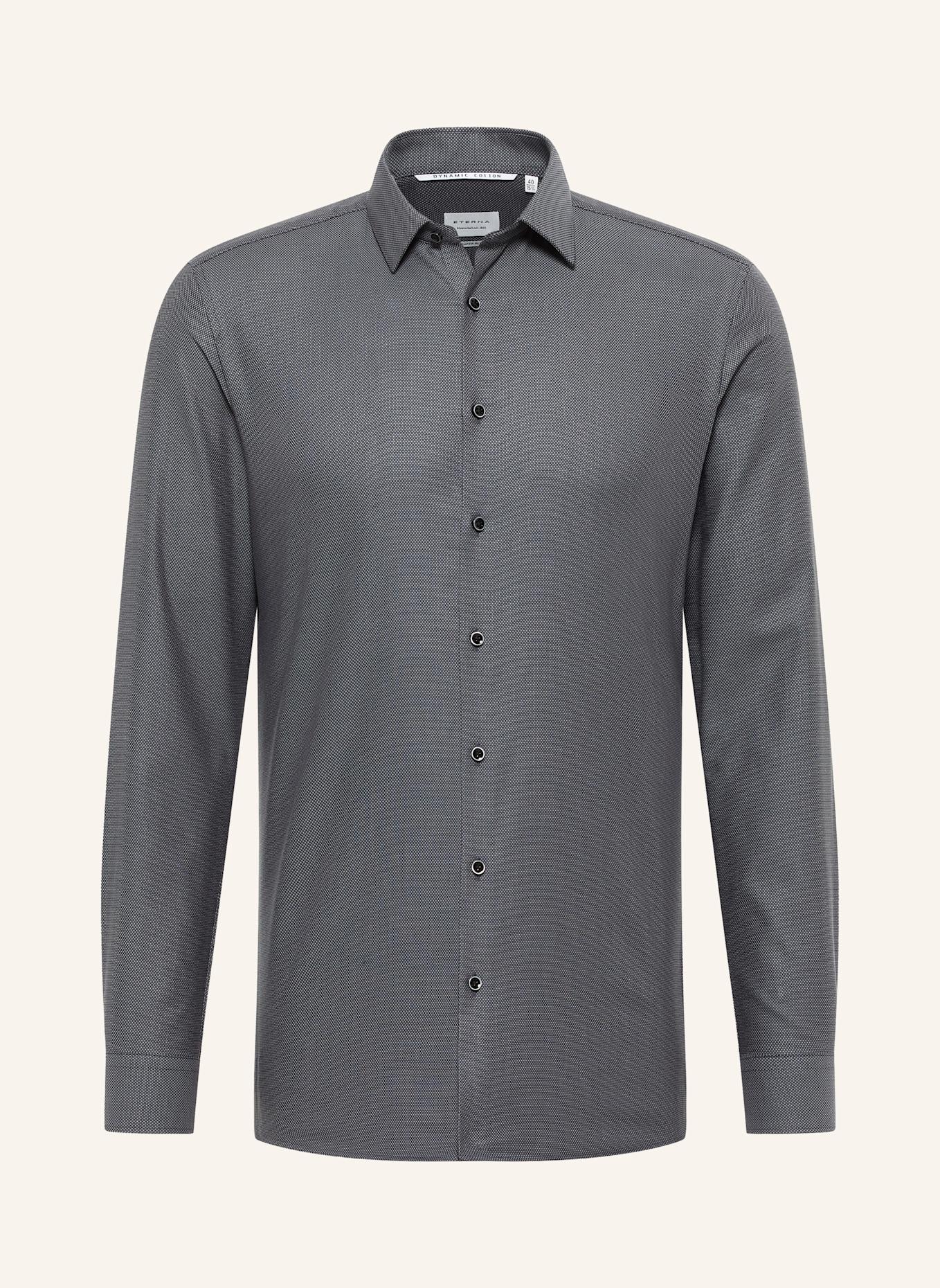 ETERNA Hemd SUPER SLIM: SCHWARZ