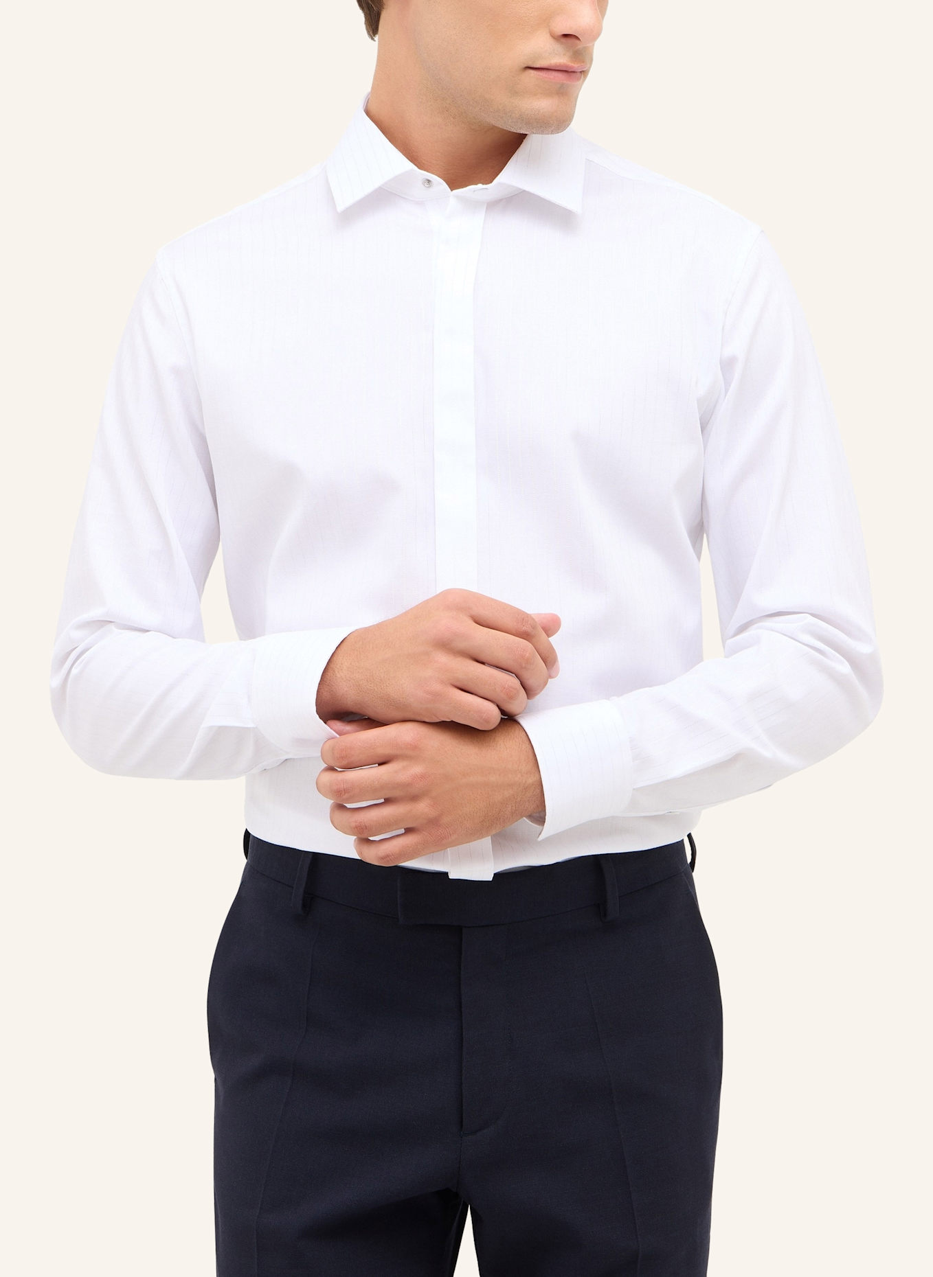 ETERNA Hemd SLIM FIT: WEISS