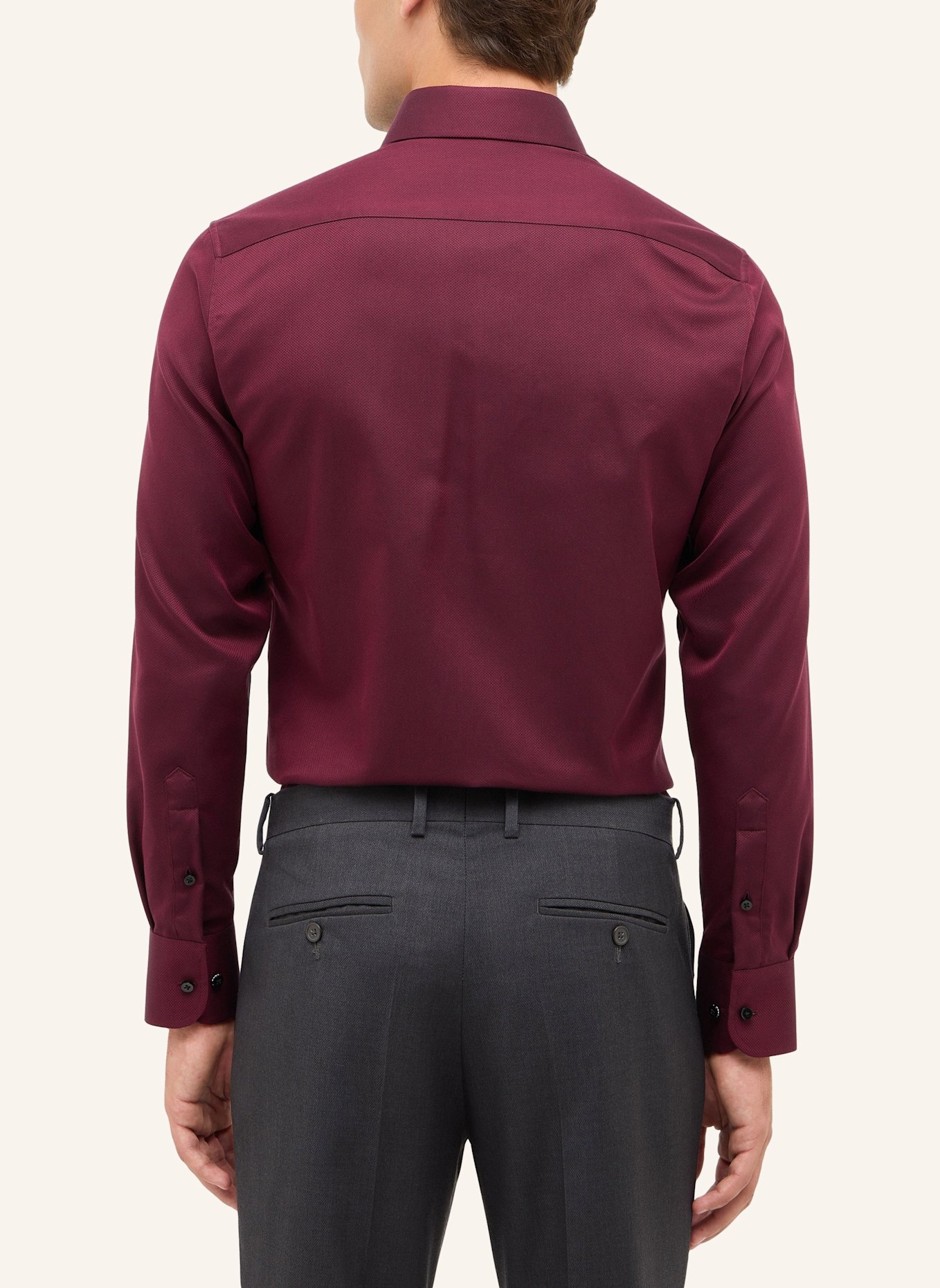 1863 by ETERNA Hemd SLIM FIT: ROT
