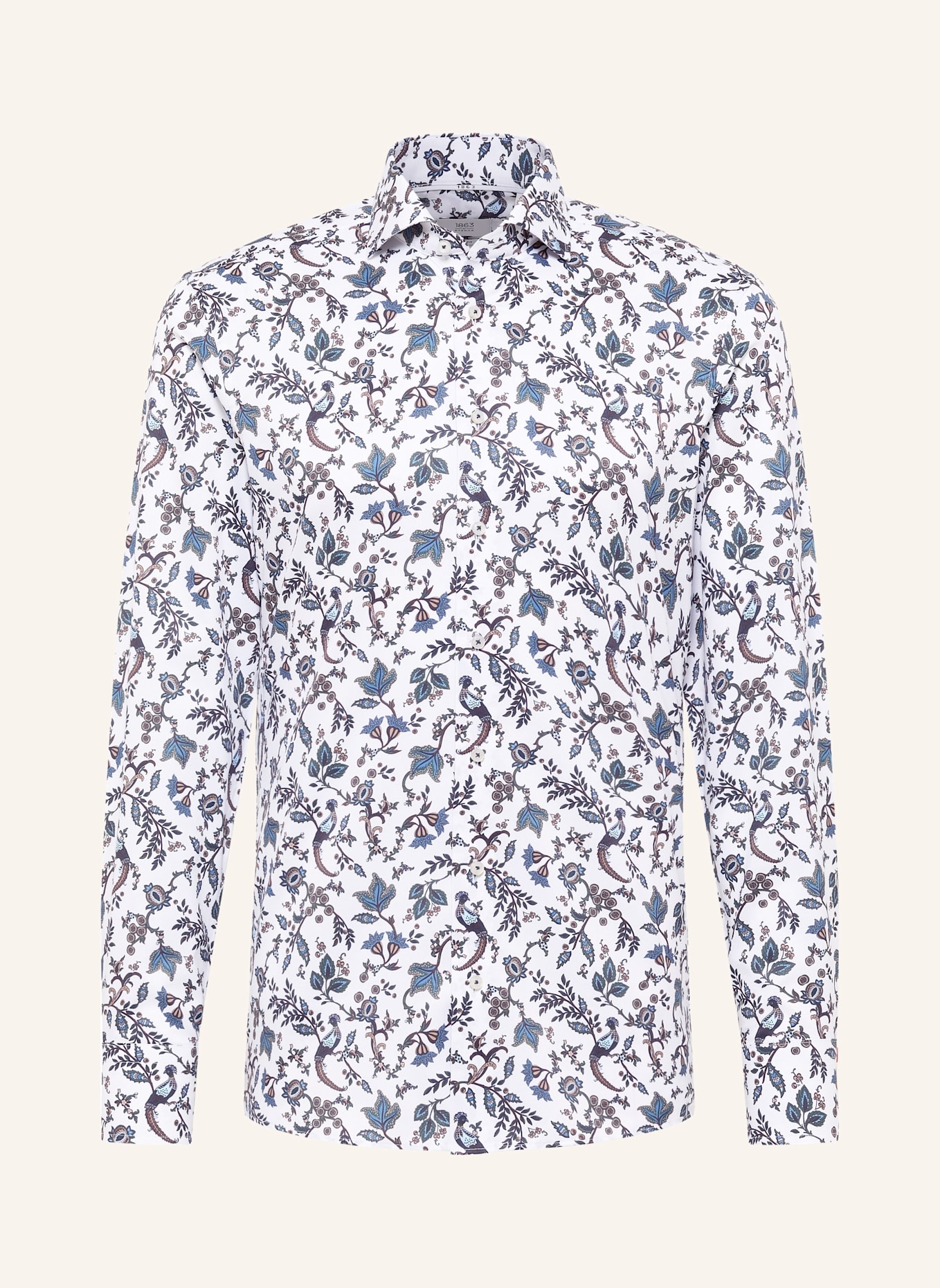 1863 by ETERNA Hemd SLIM FIT: BLAU