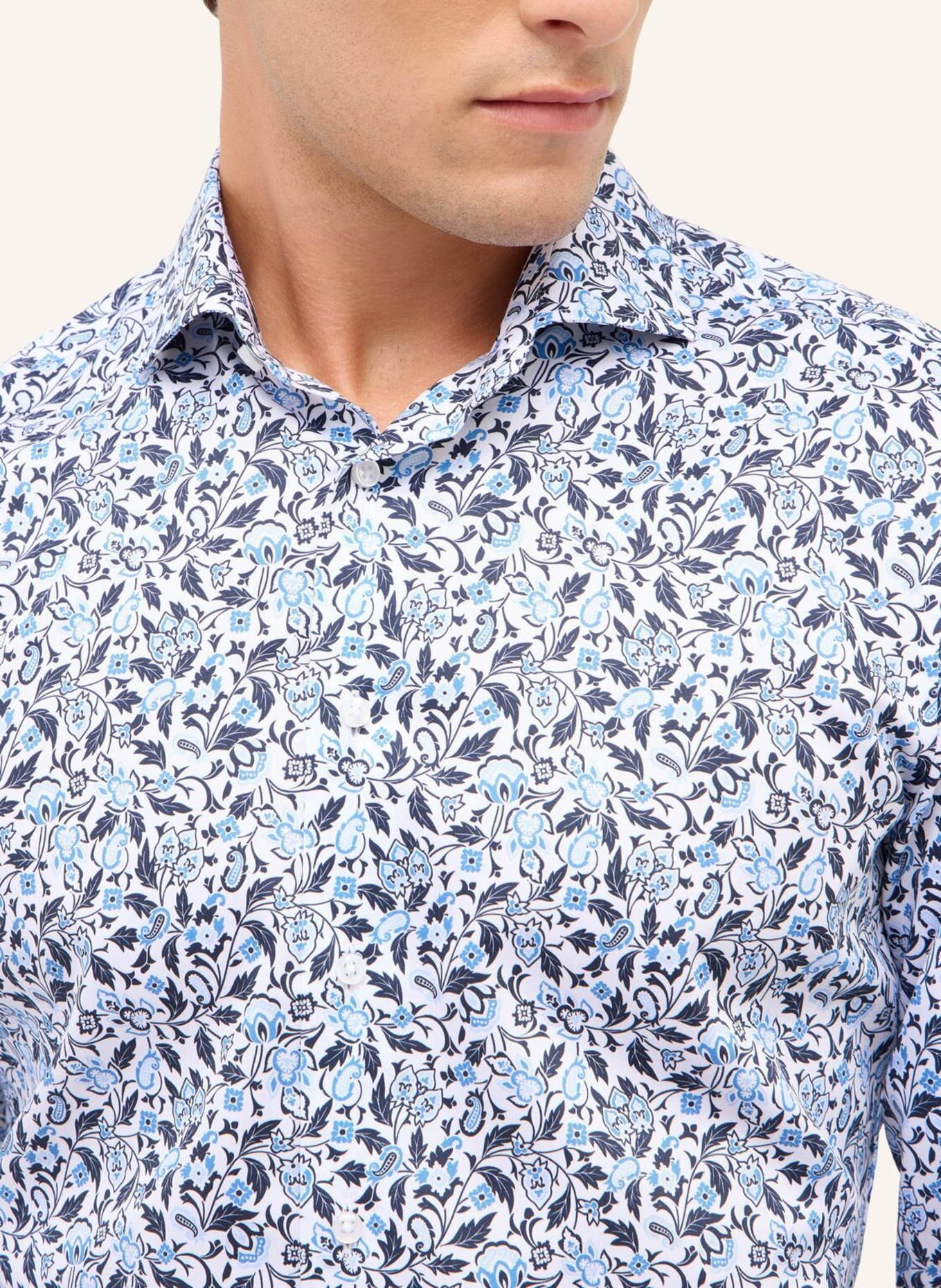 ETERNA Hemd SLIM FIT: BLAU