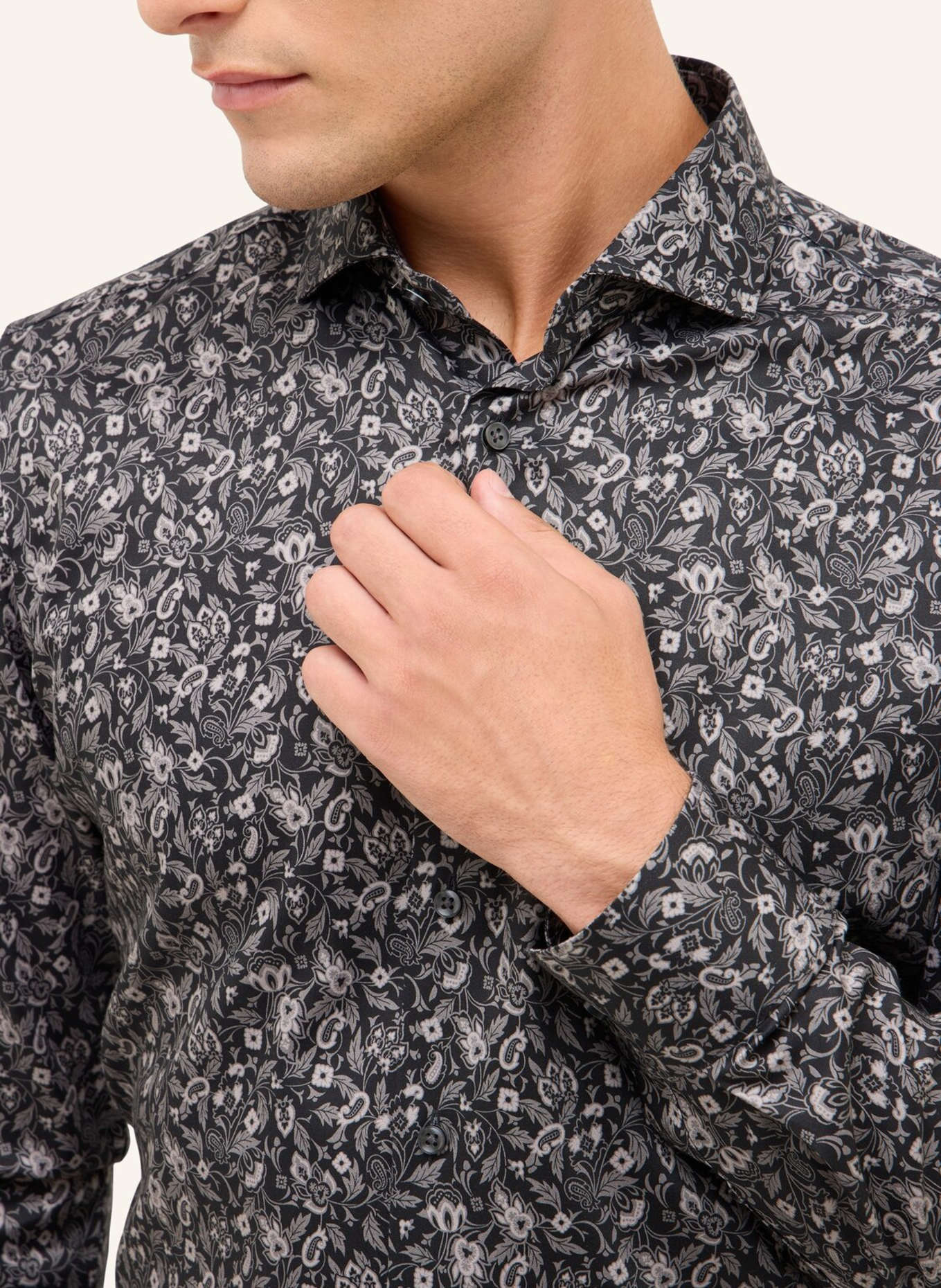 ETERNA Hemd SLIM FIT: GRAU