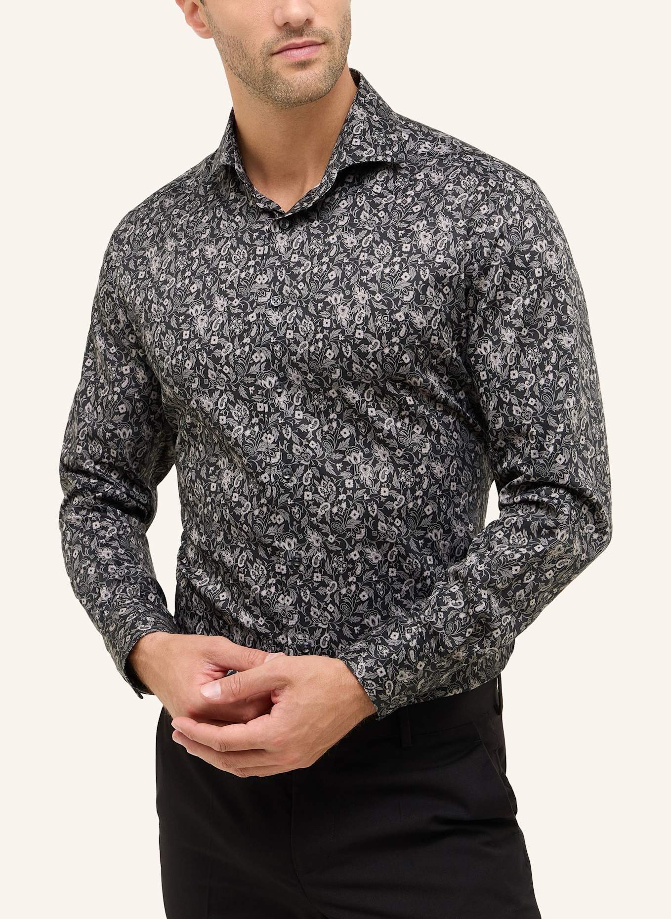 ETERNA Hemd MODERN FIT: GRAU