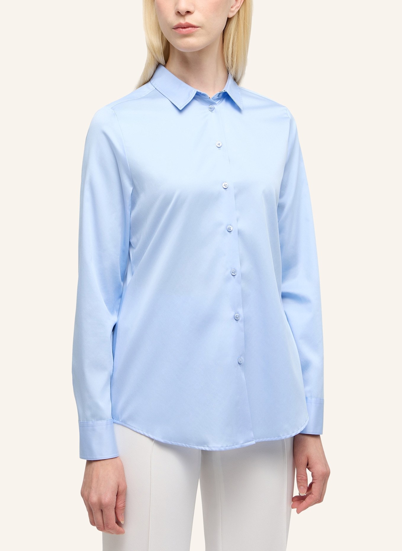 ETERNA Hemdbluse: HELLBLAU