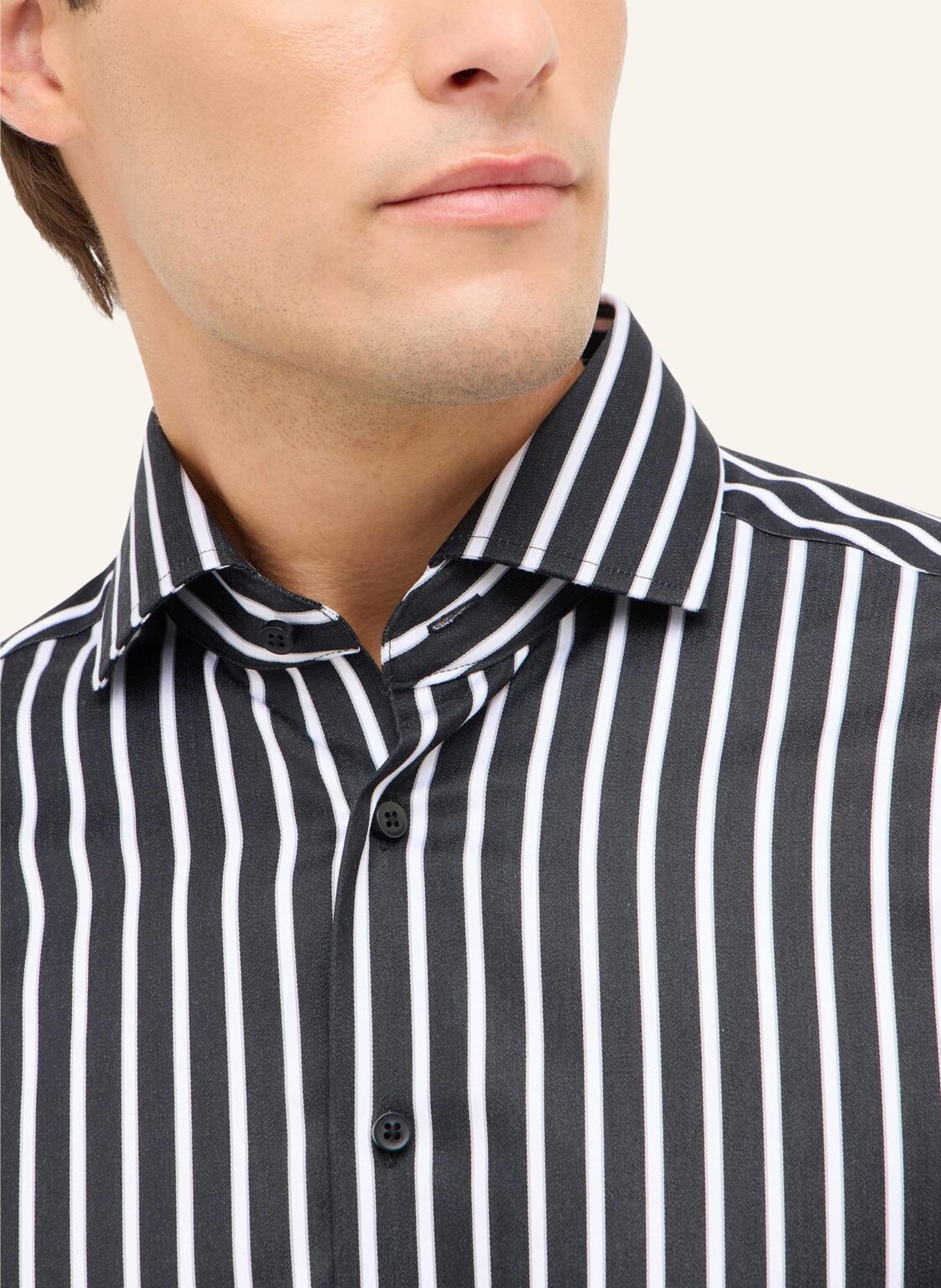 1863 by ETERNA Hemd SLIM FIT: SCHWARZ