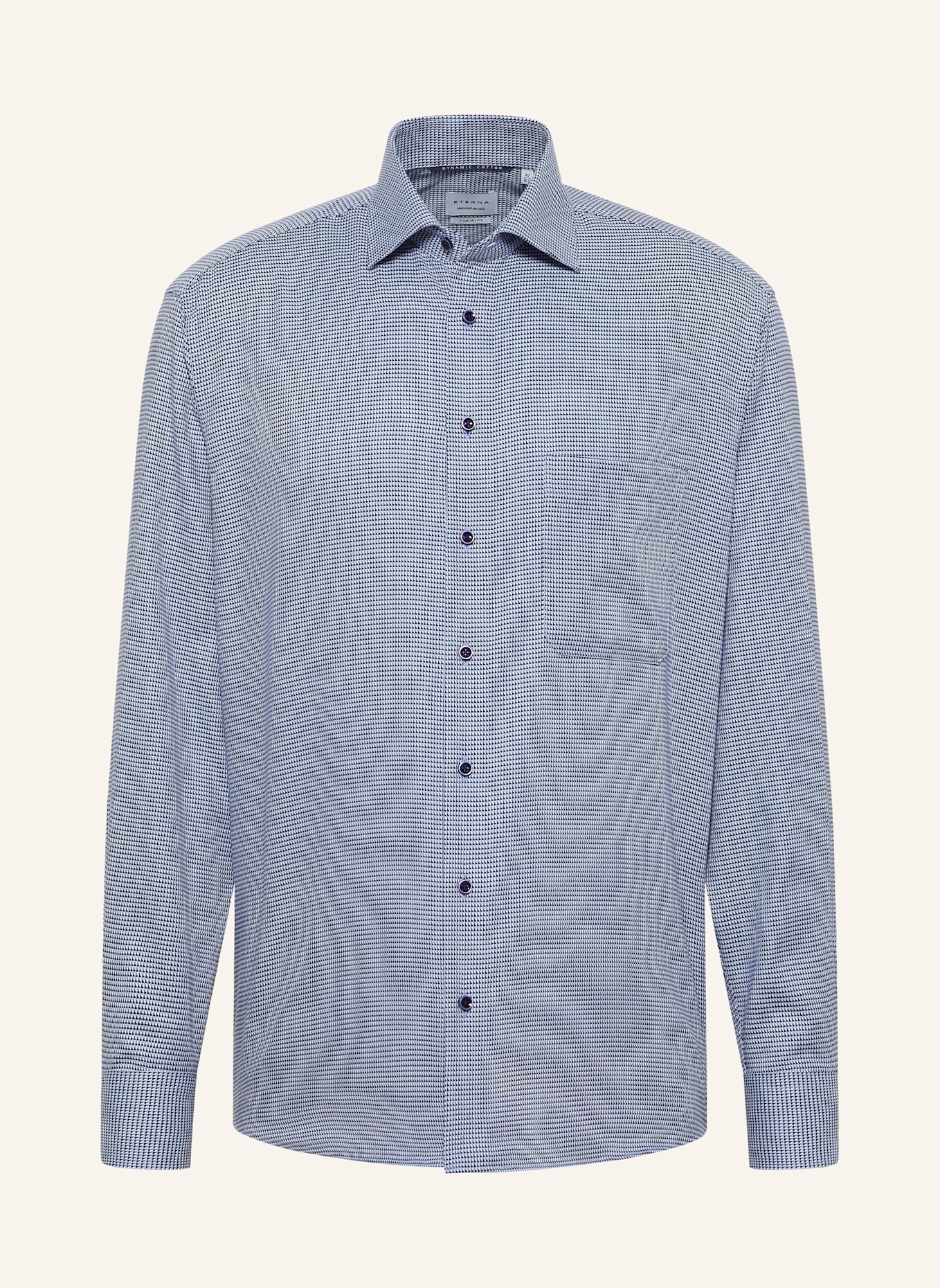 ETERNA Hemd Comfort Fit: BLAU