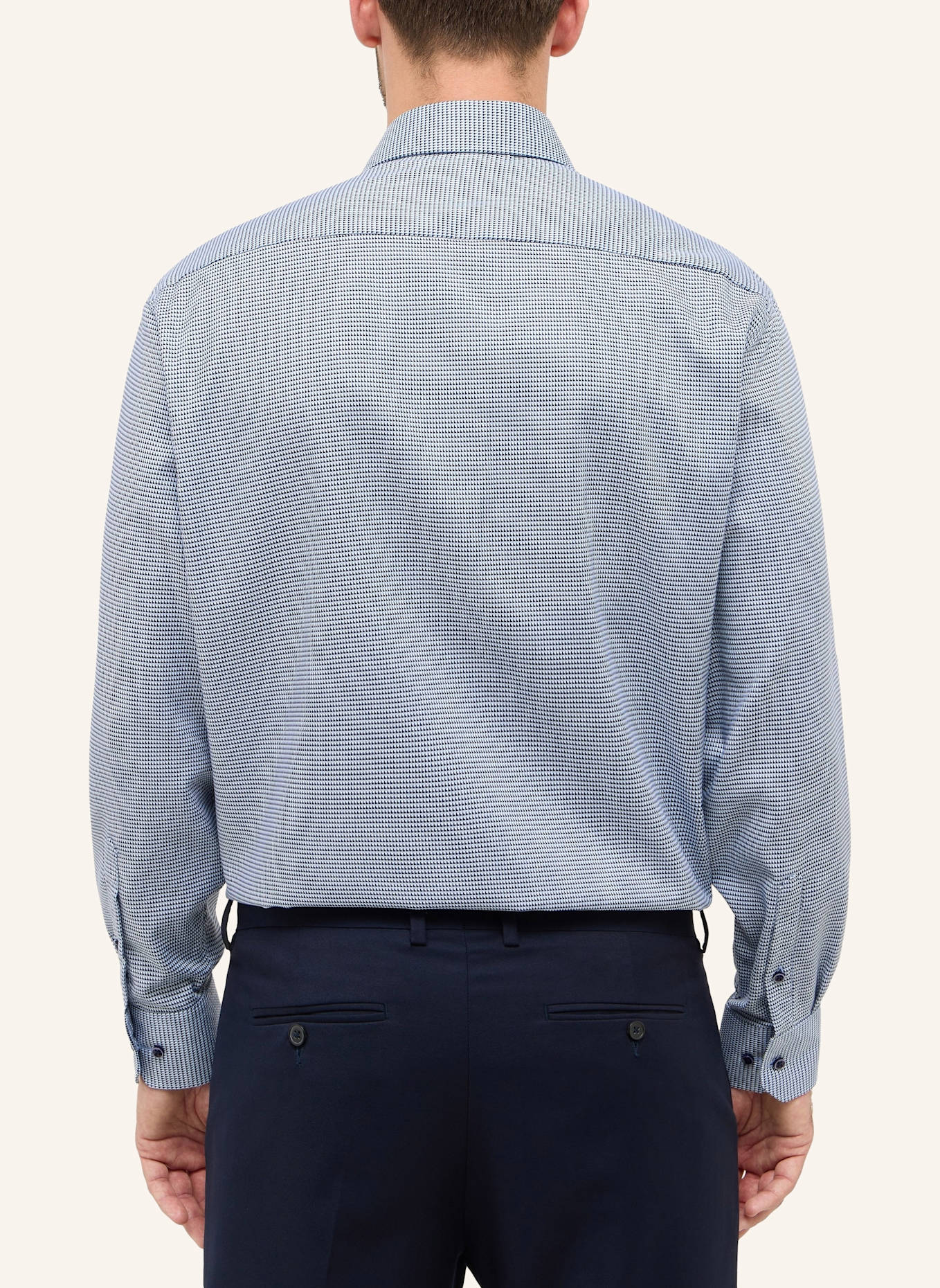 ETERNA Hemd Comfort Fit: BLAU