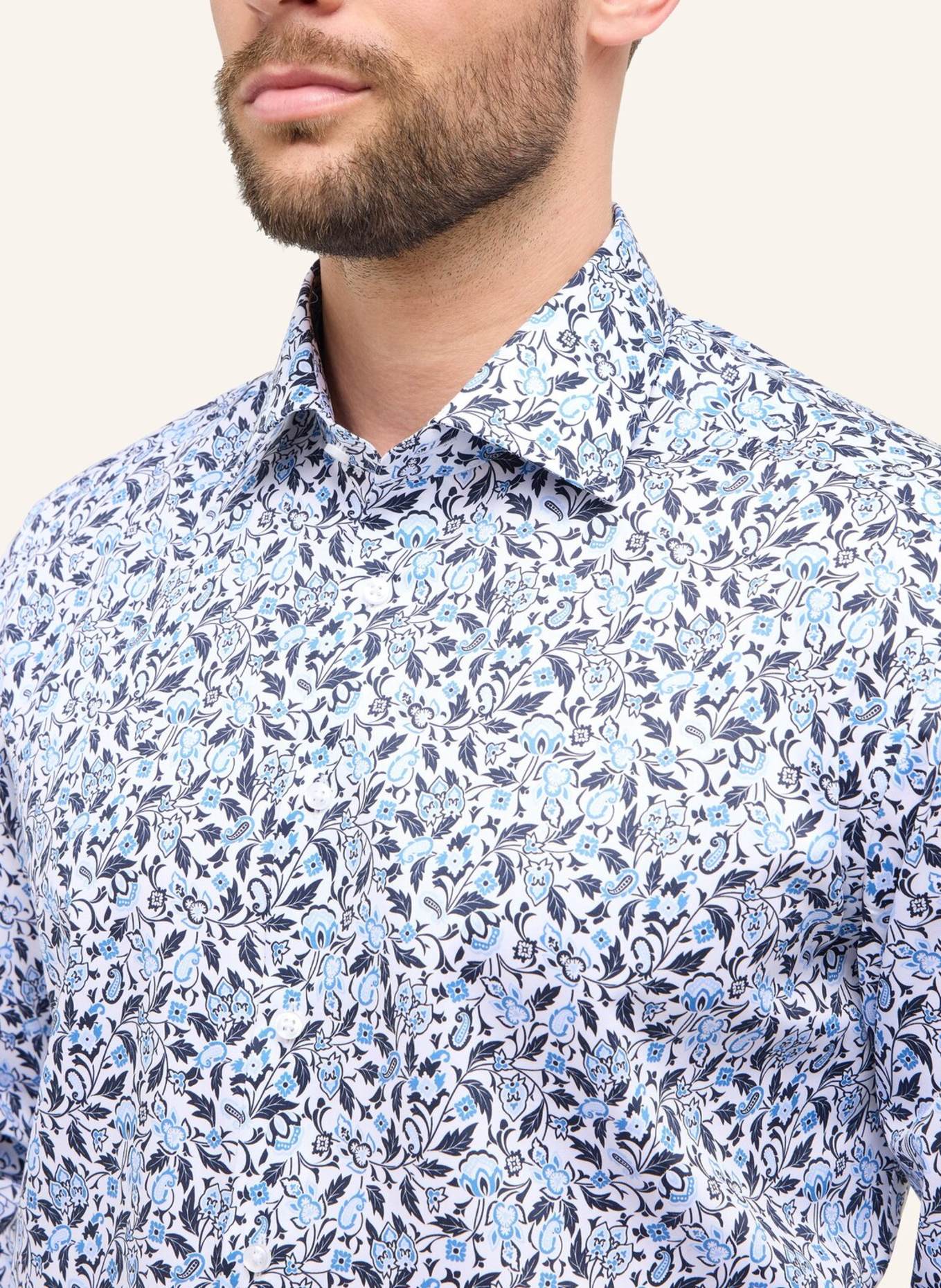 ETERNA Hemd COMFORT FIT: BLAU