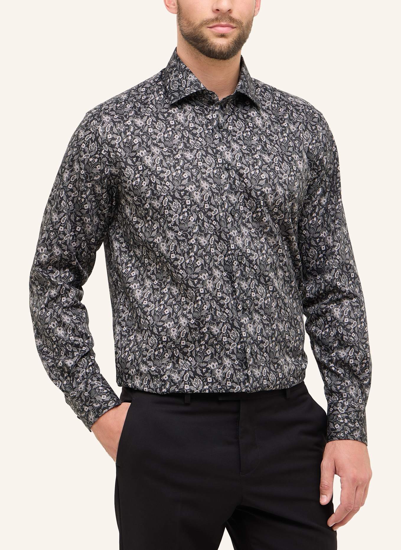ETERNA Hemd COMFORT FIT: GRAU