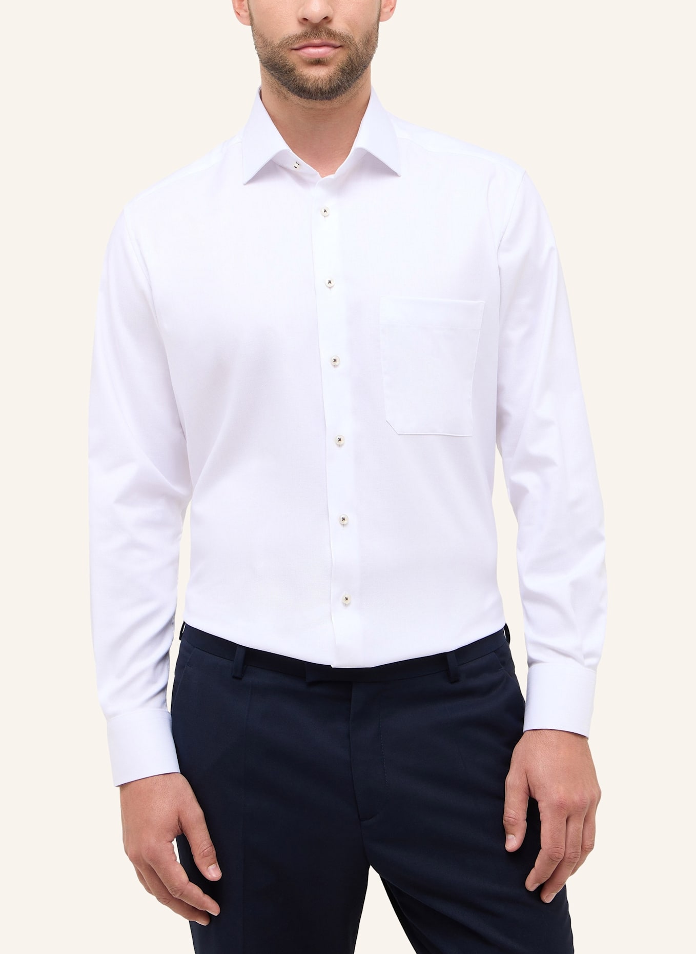 ETERNA Hemd COMFORT FIT: WEISS