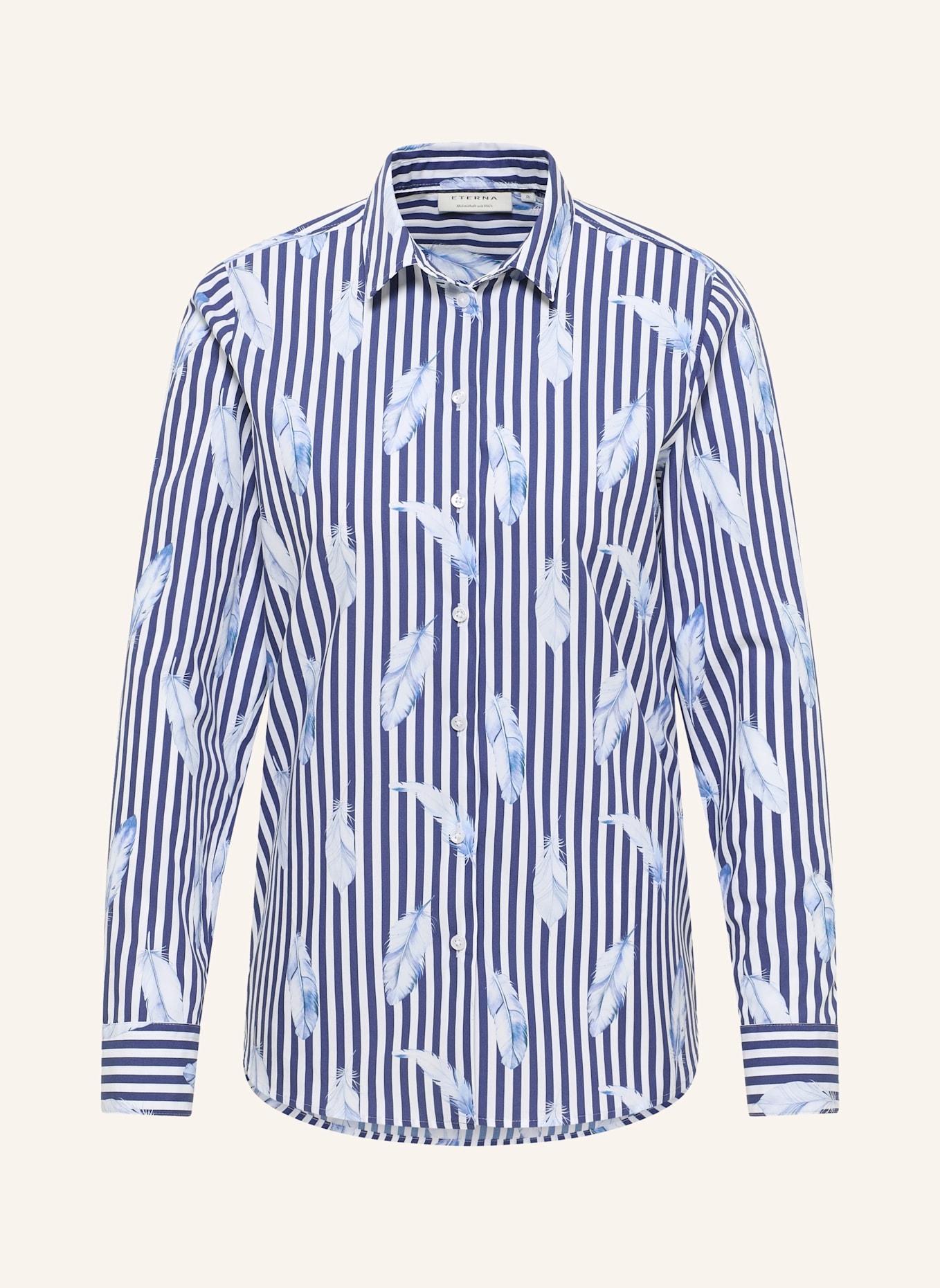 ETERNA Bluse REGULAR FIT: BLAU