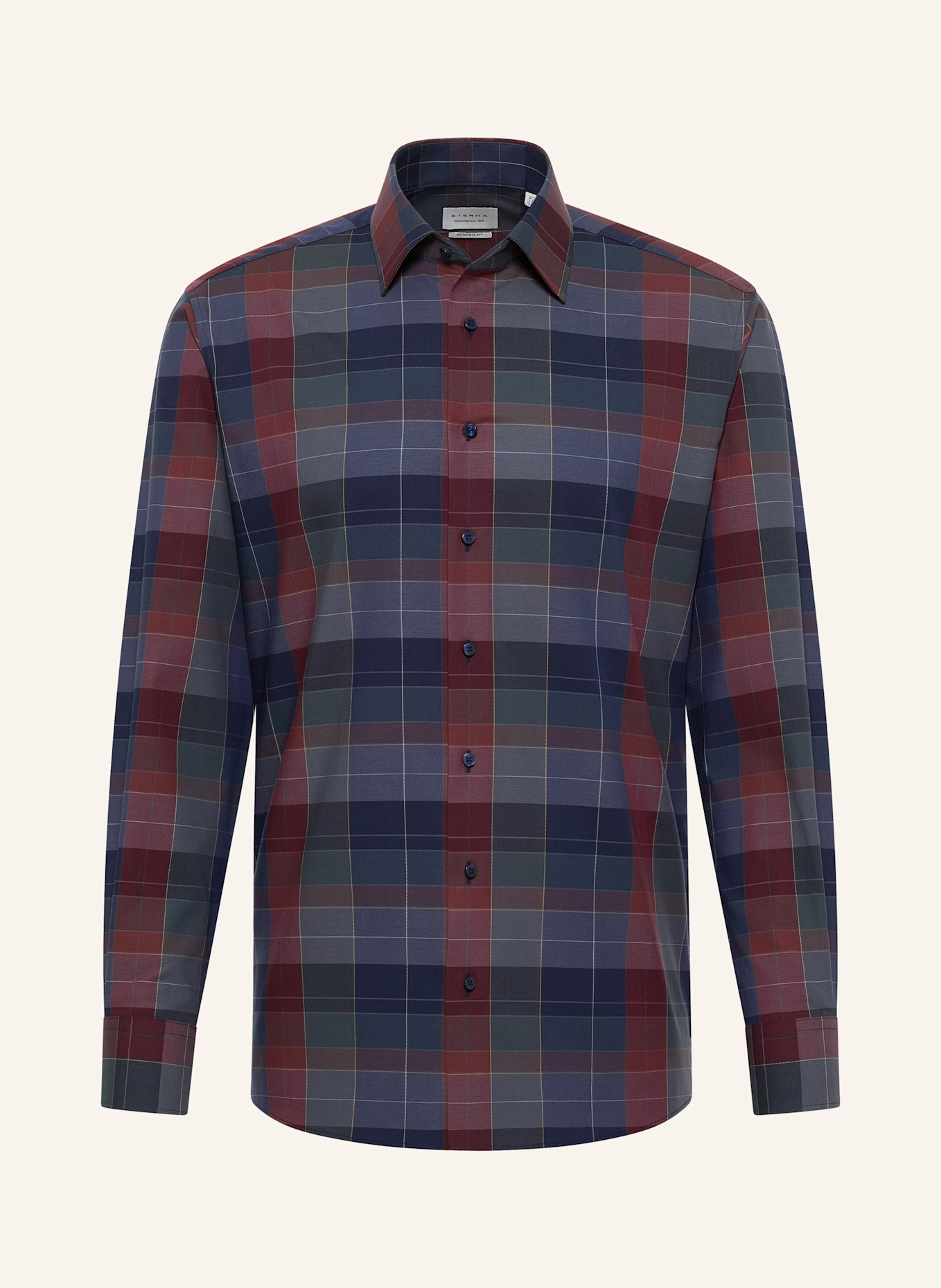 ETERNA Hemd Modern Fit: DUNKELBLAU