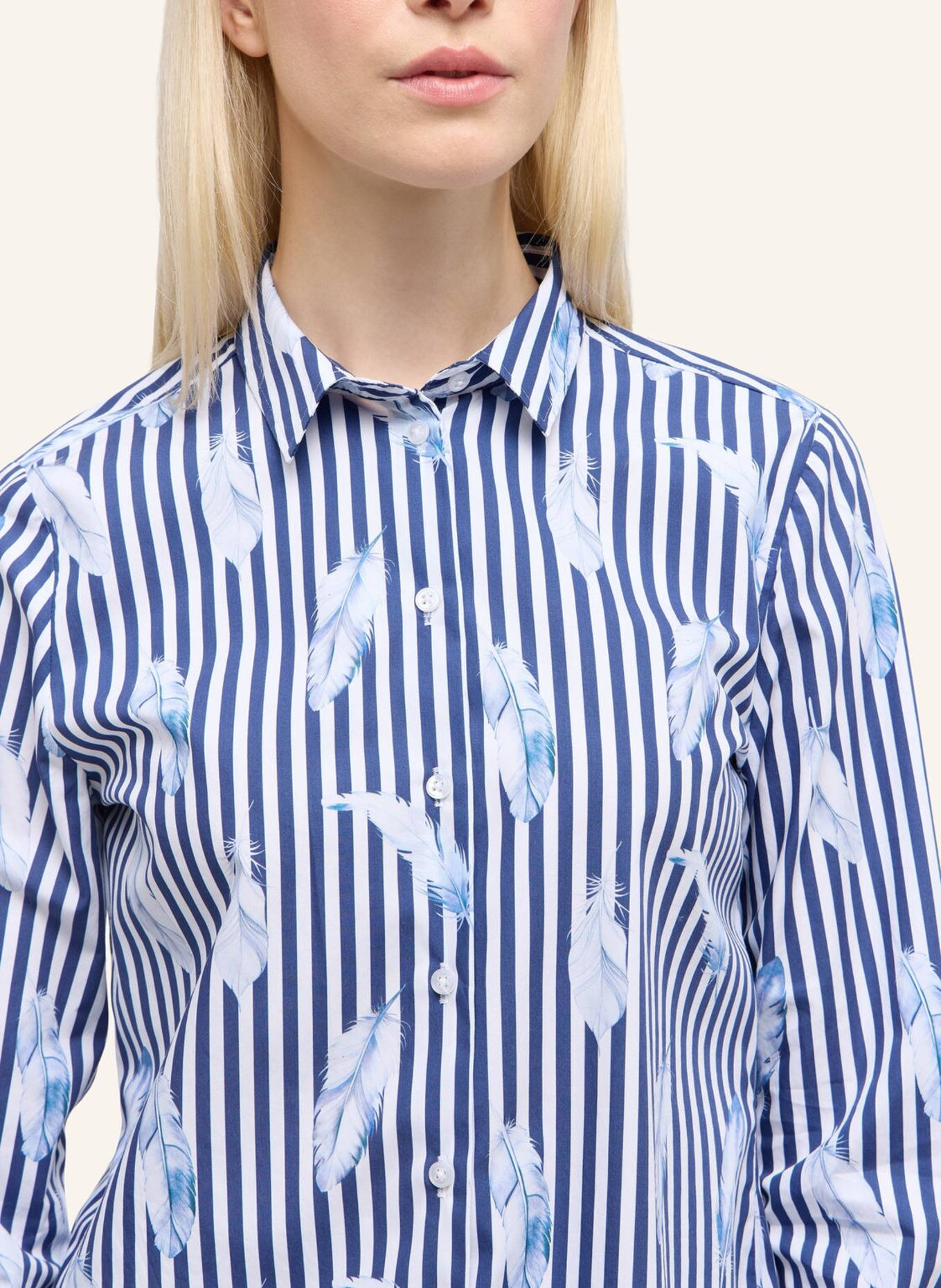 ETERNA Bluse REGULAR FIT: BLAU