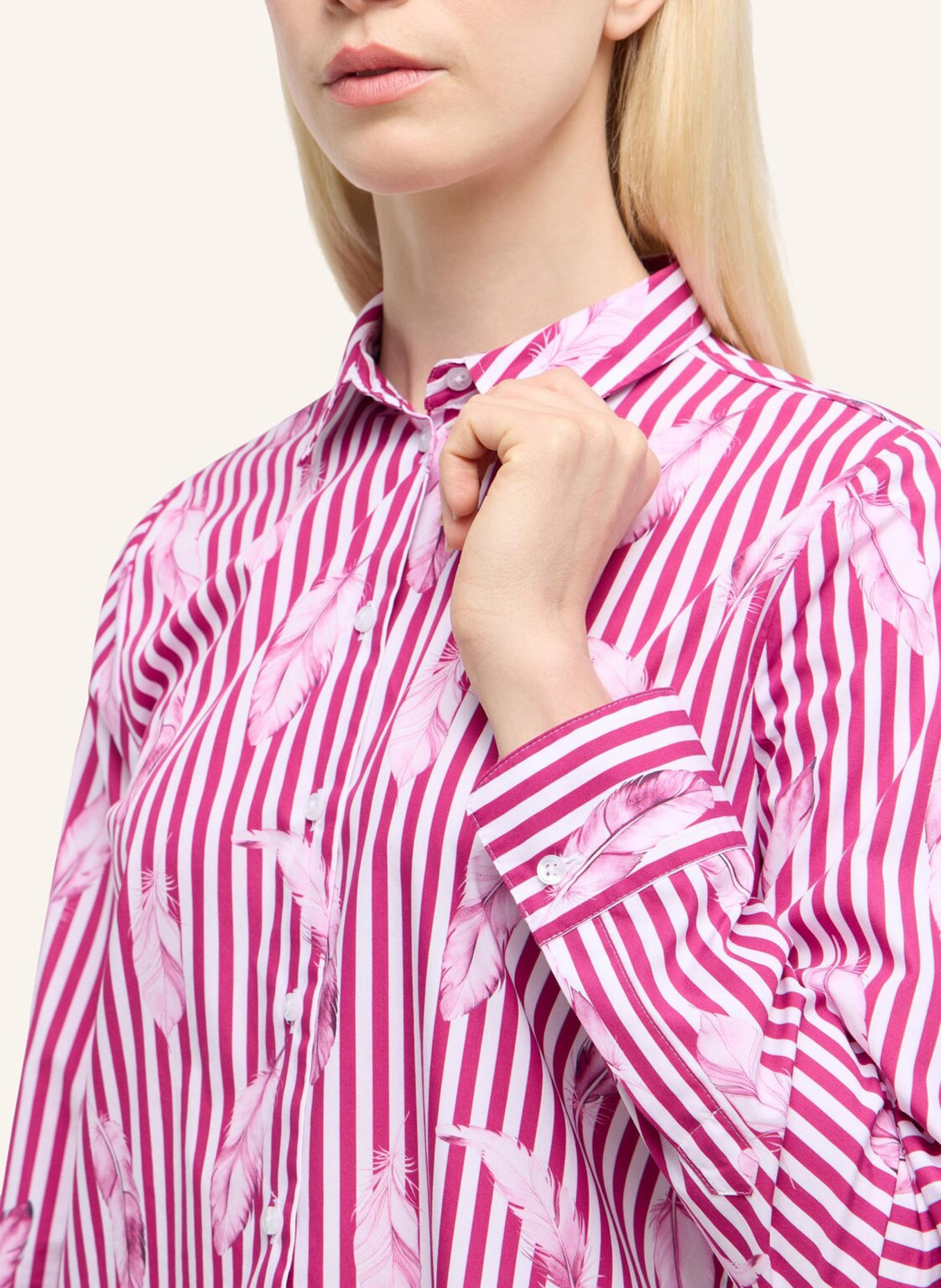 ETERNA Bluse REGULAR FIT: LILA