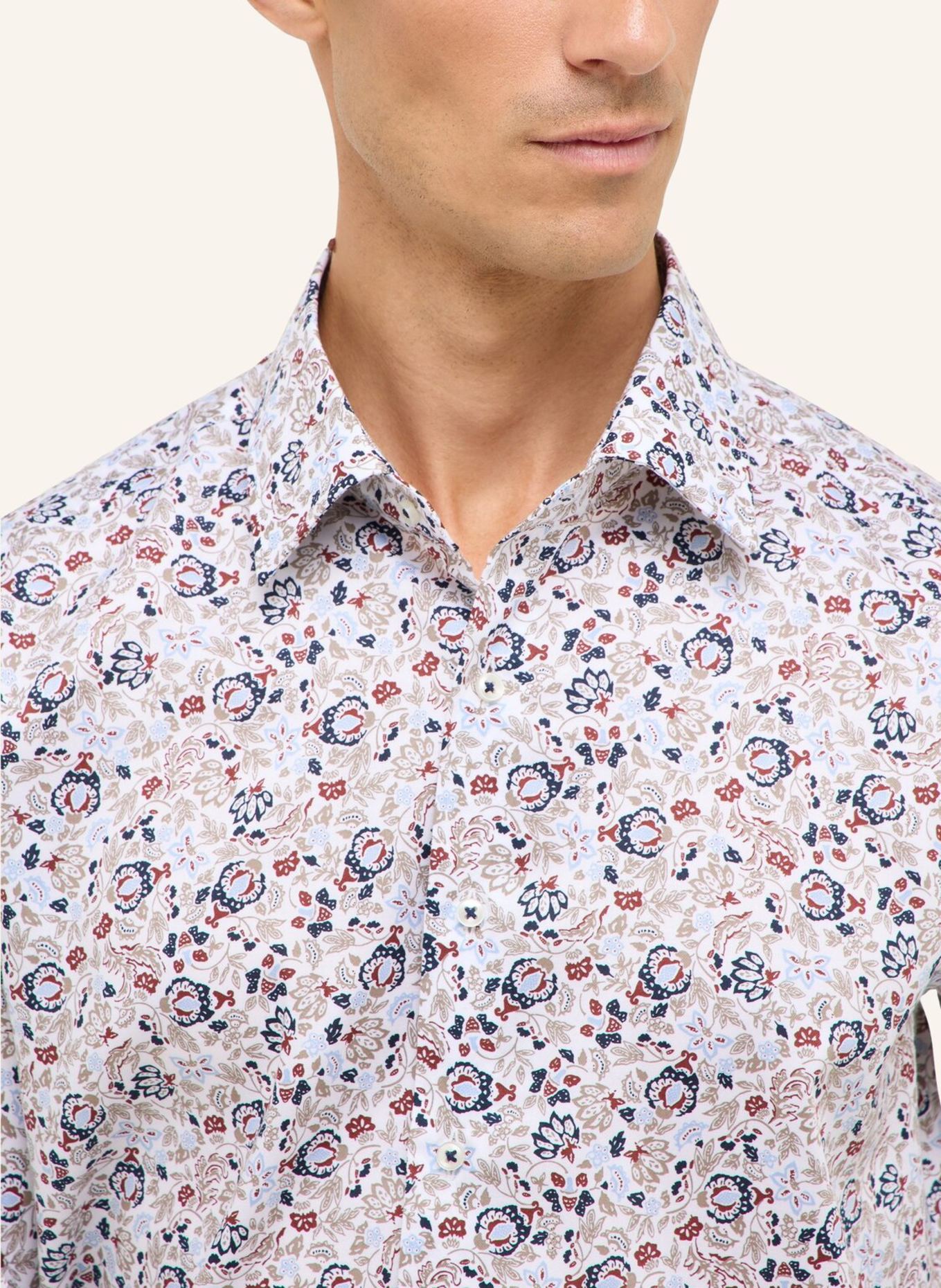 ETERNA Hemd MODERN FIT: TAUPE