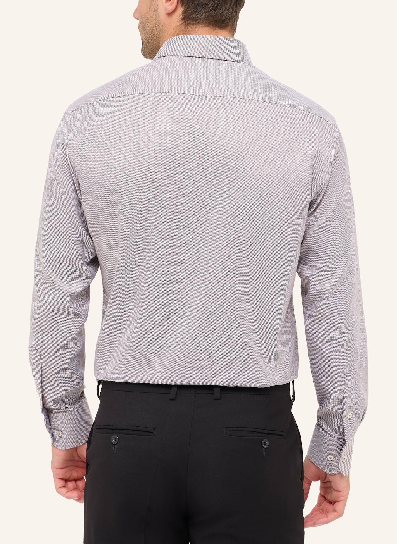 1863 by ETERNA Hemd MODERN FIT: BRAUN