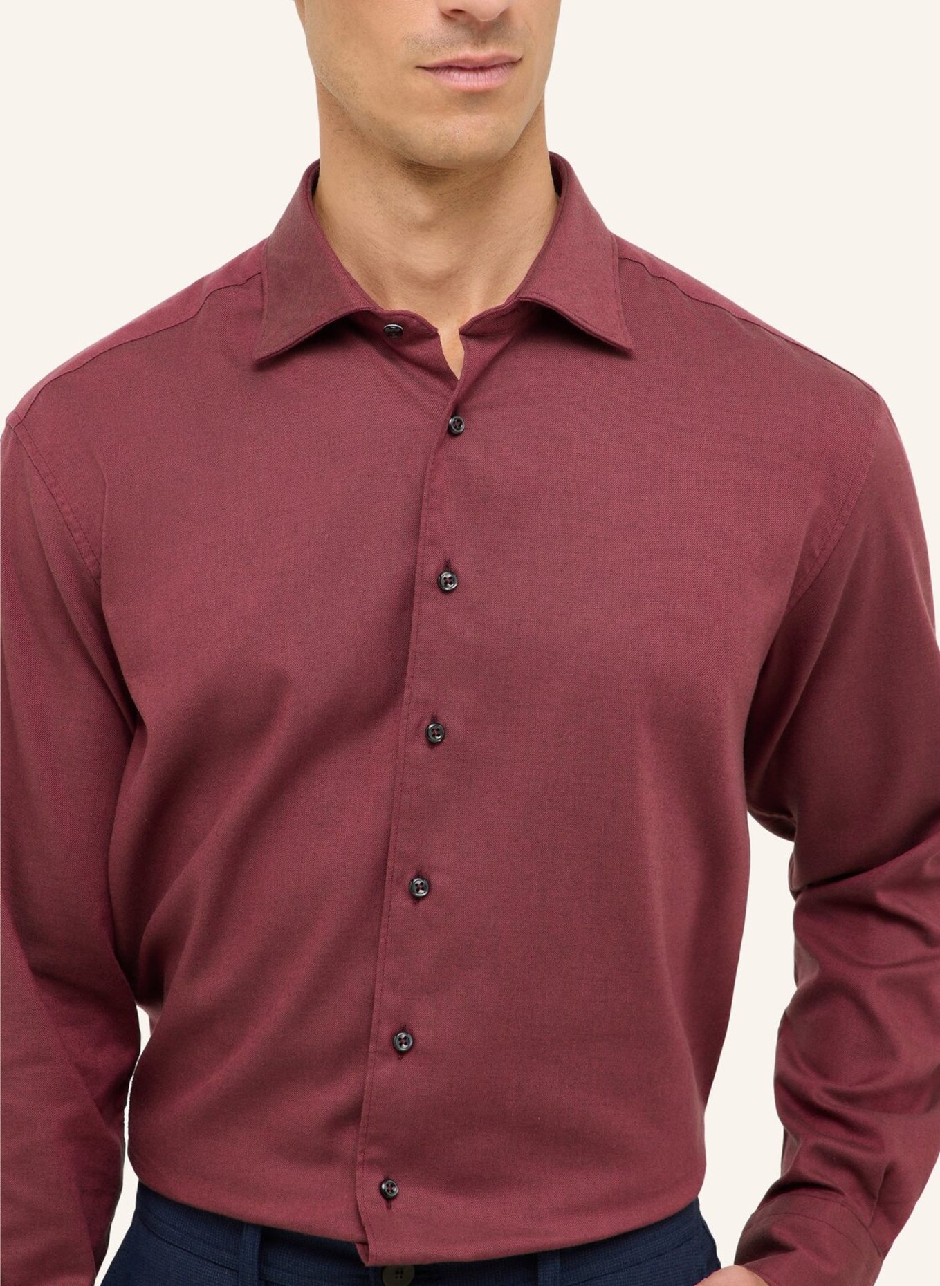 1863 by ETERNA Hemd MODERN FIT: ROT