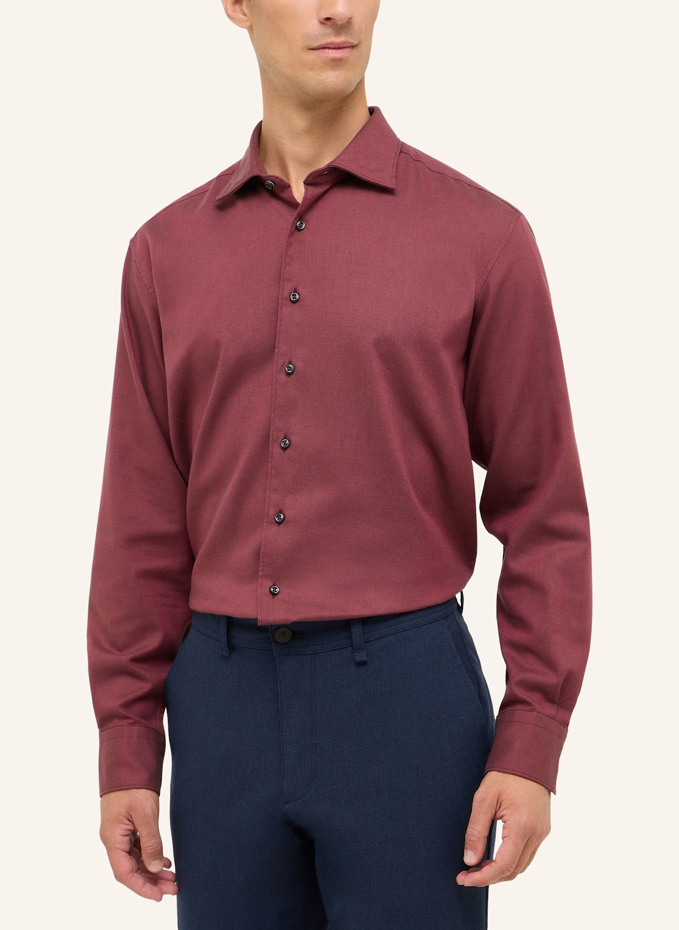 1863 by ETERNA Hemd MODERN FIT: ROT