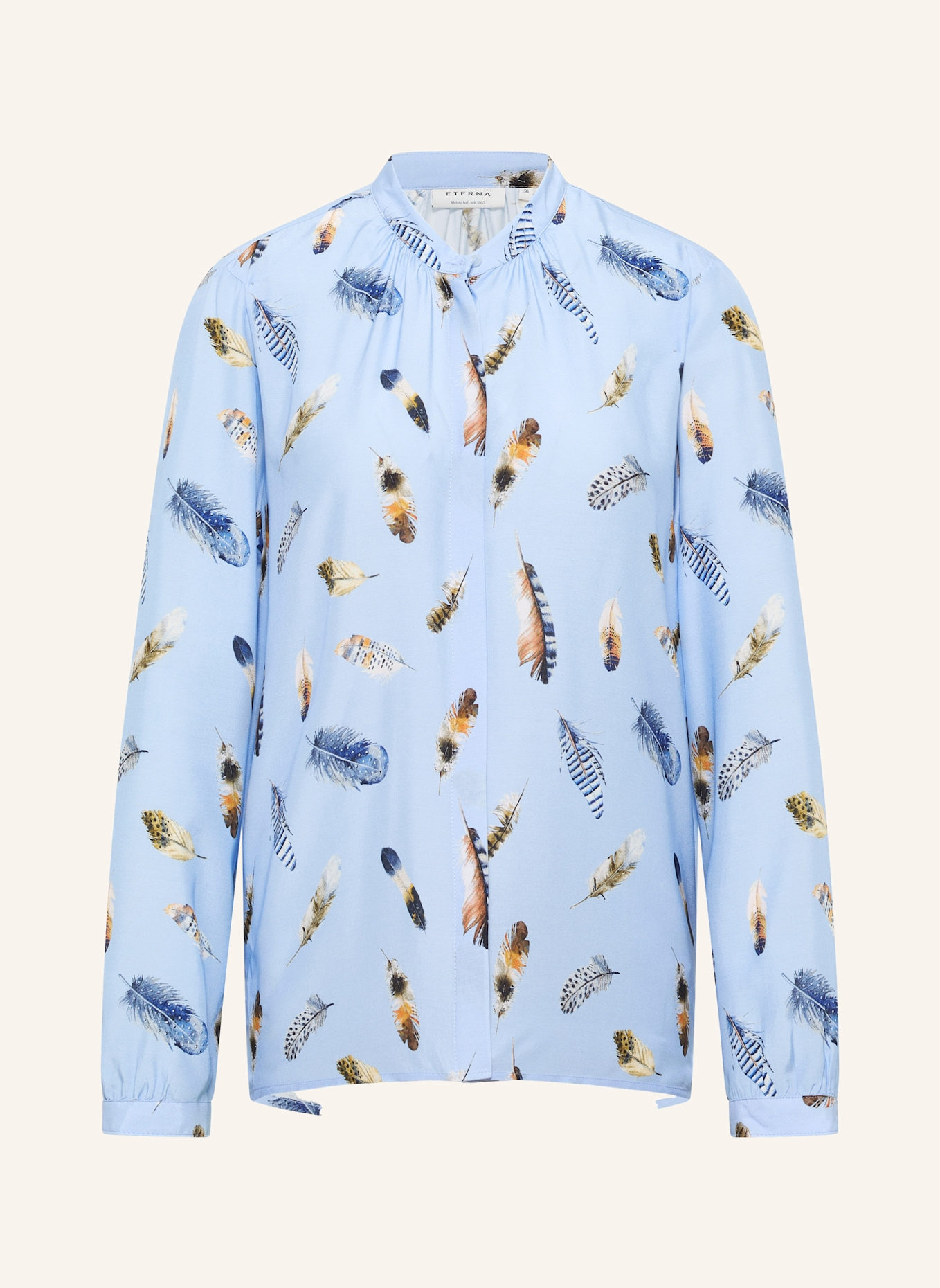 ETERNA Bluse LOOSE FIT: HELLBLAU