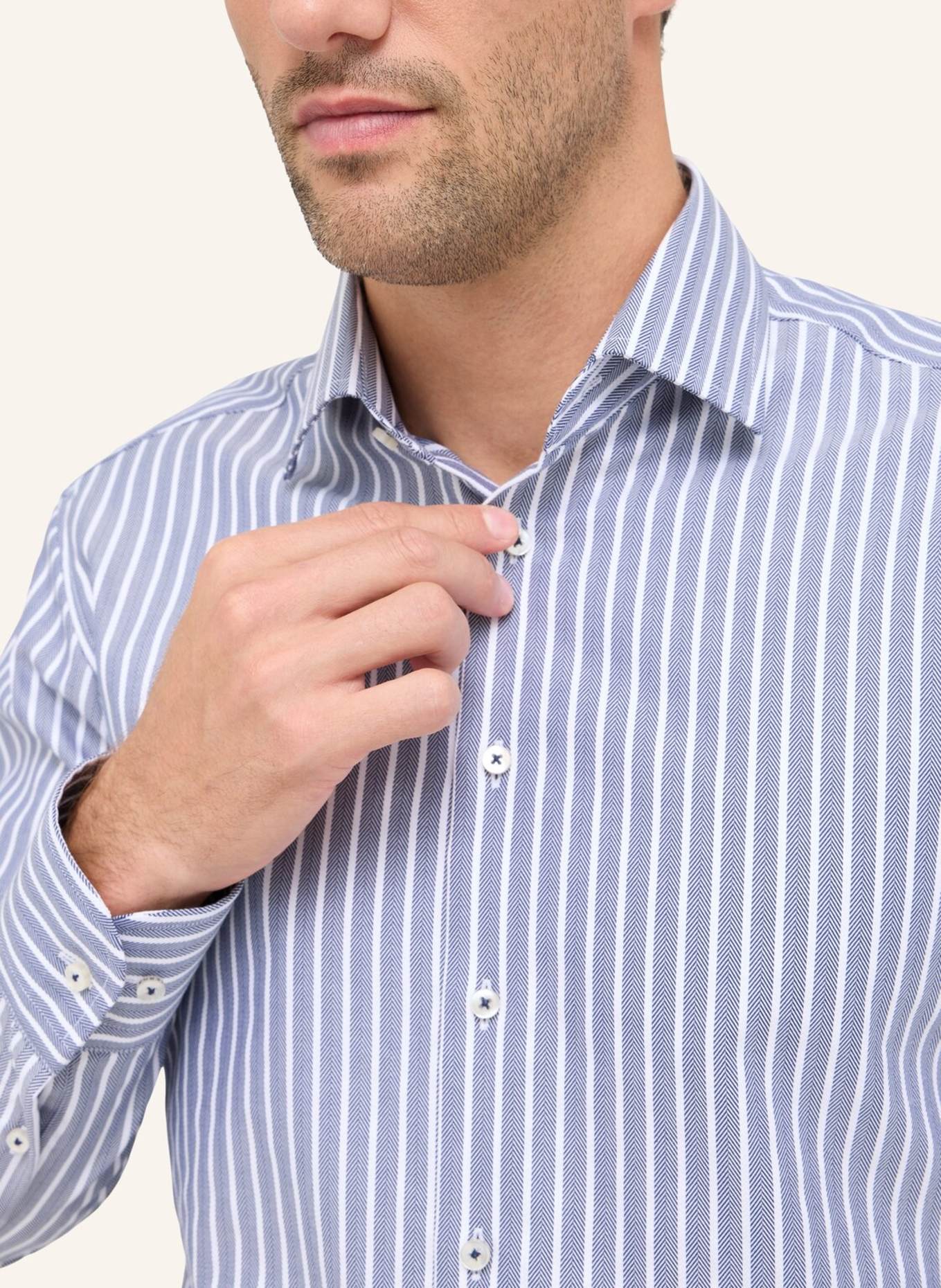 1863 by ETERNA Hemd MODERN FIT: BLAU