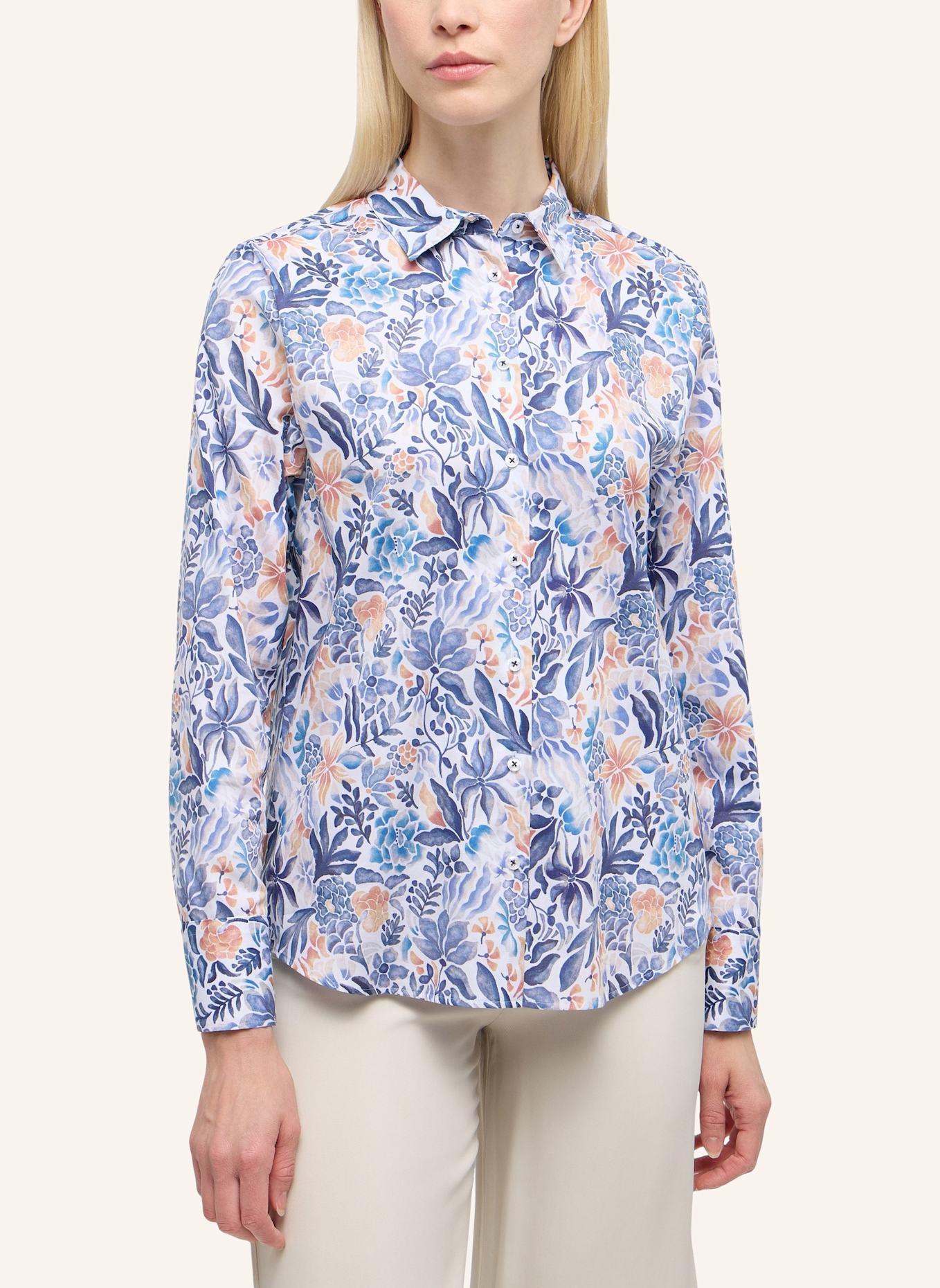 ETERNA Hemdbluse: BLAU