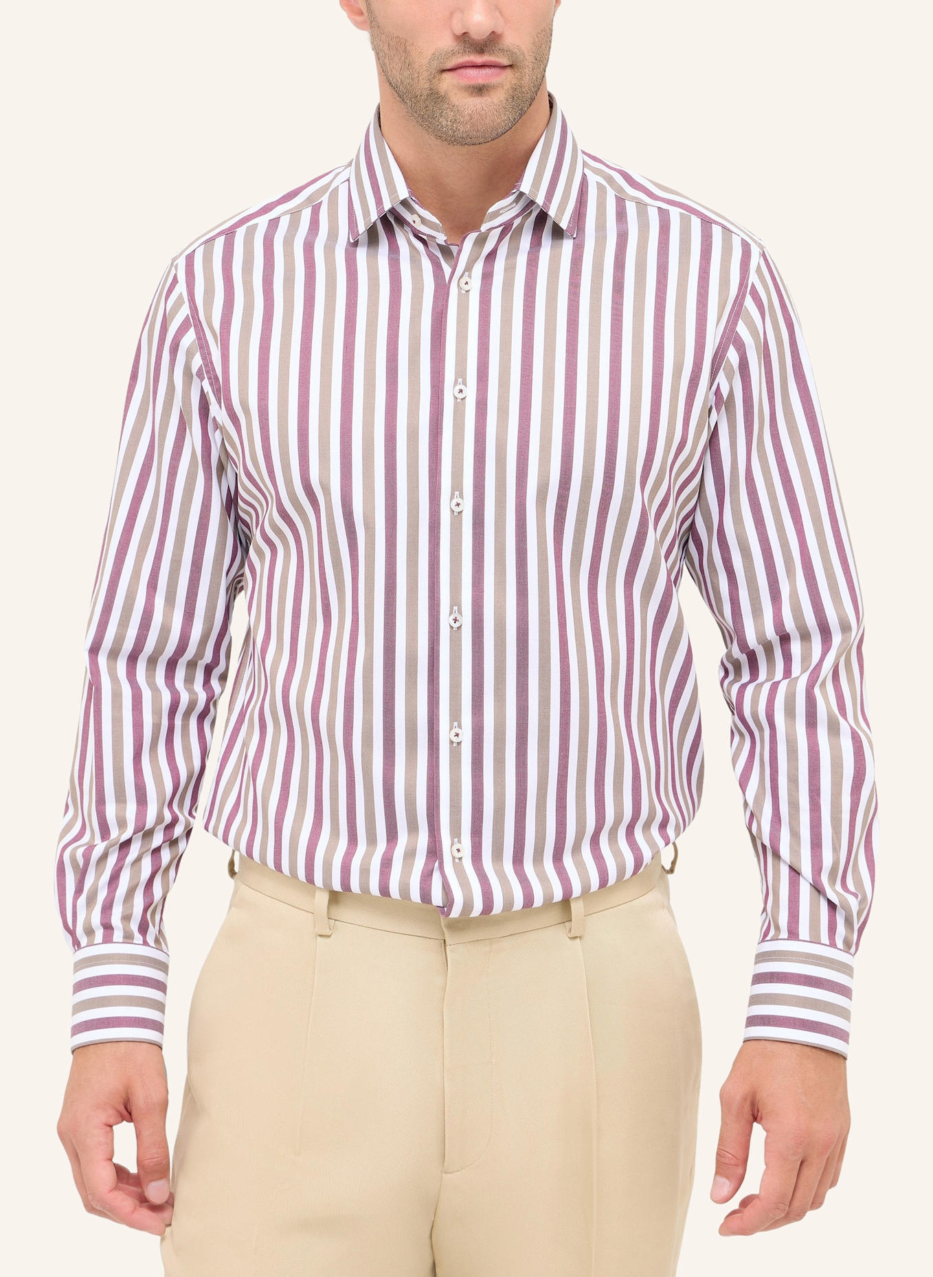 1863 by ETERNA Hemd MODERN FIT: ROT