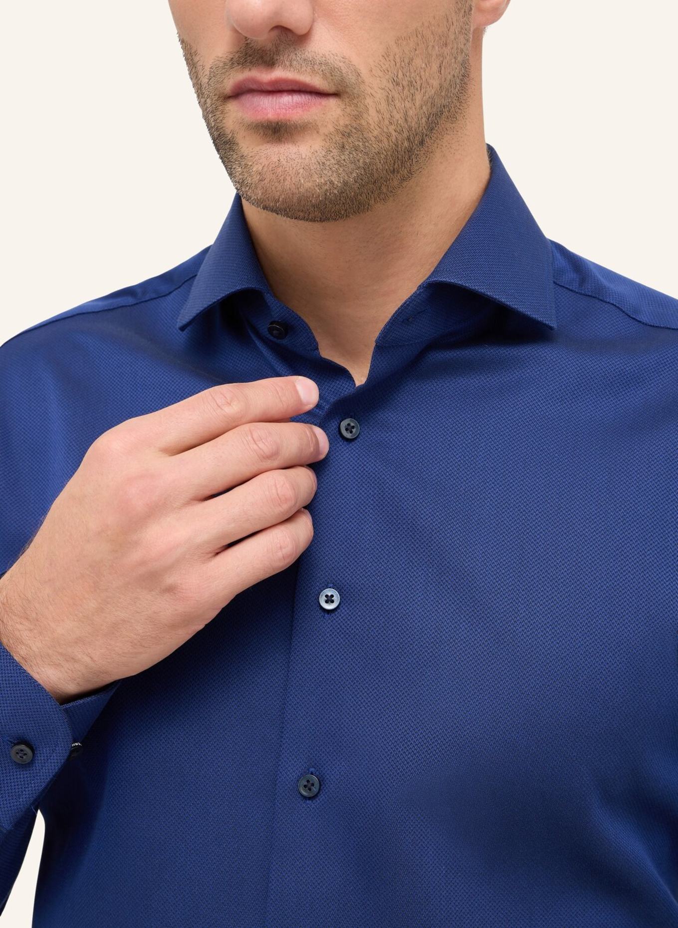 1863 by ETERNA Hemd MODERN FIT: BLAU