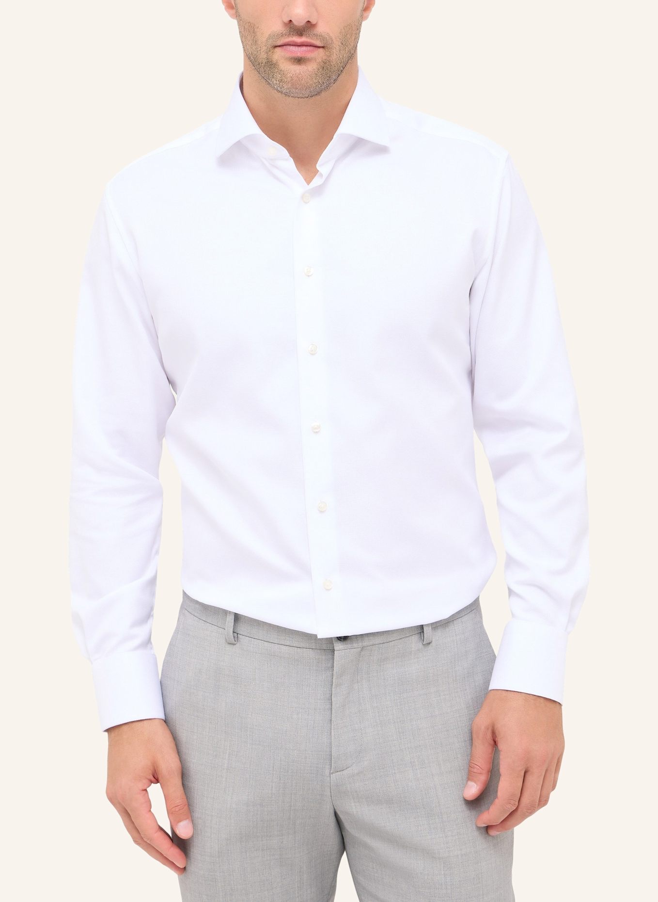 1863 by ETERNA Hemd MODERN FIT: WEISS