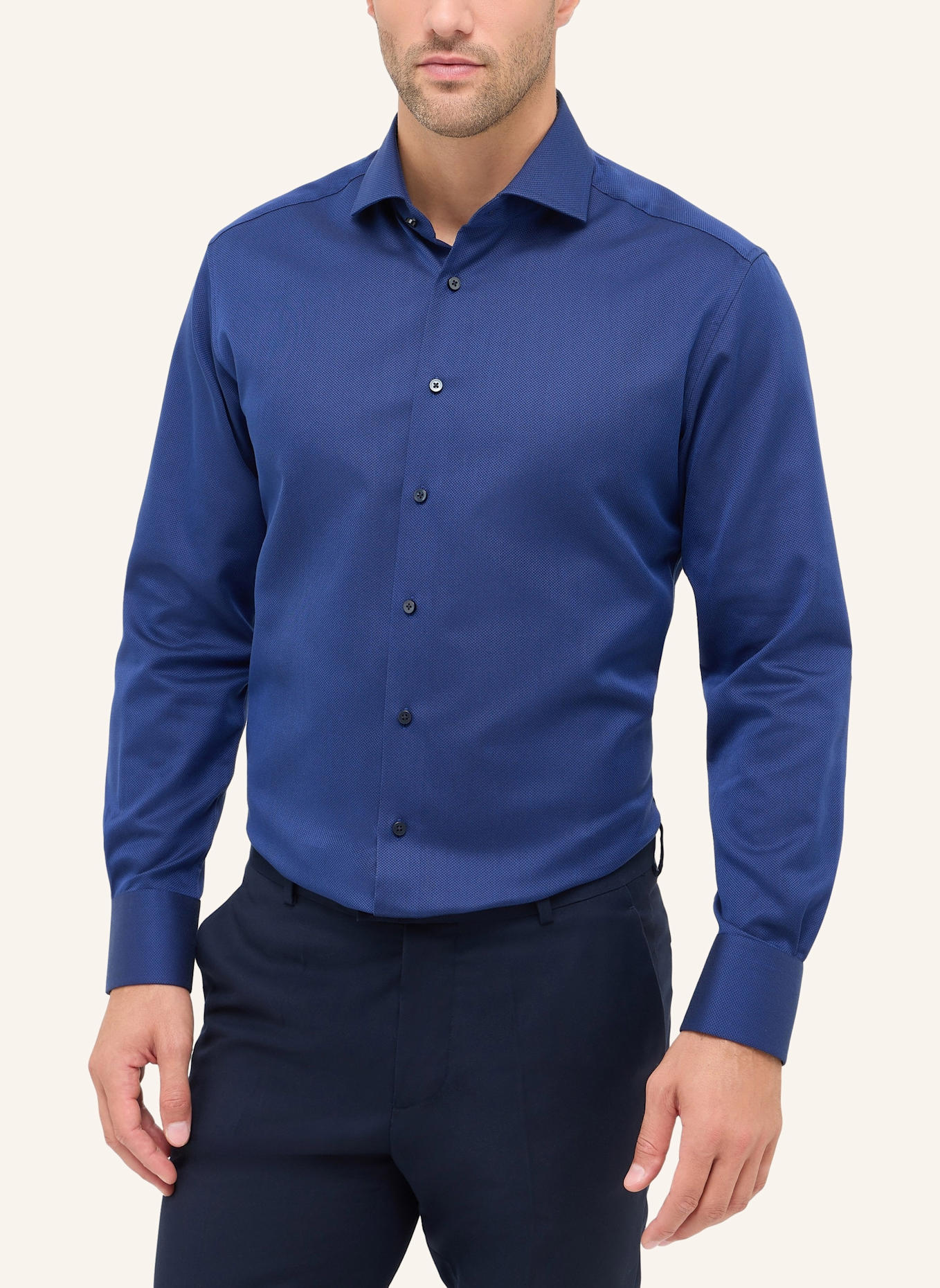 1863 by ETERNA Hemd MODERN FIT: BLAU