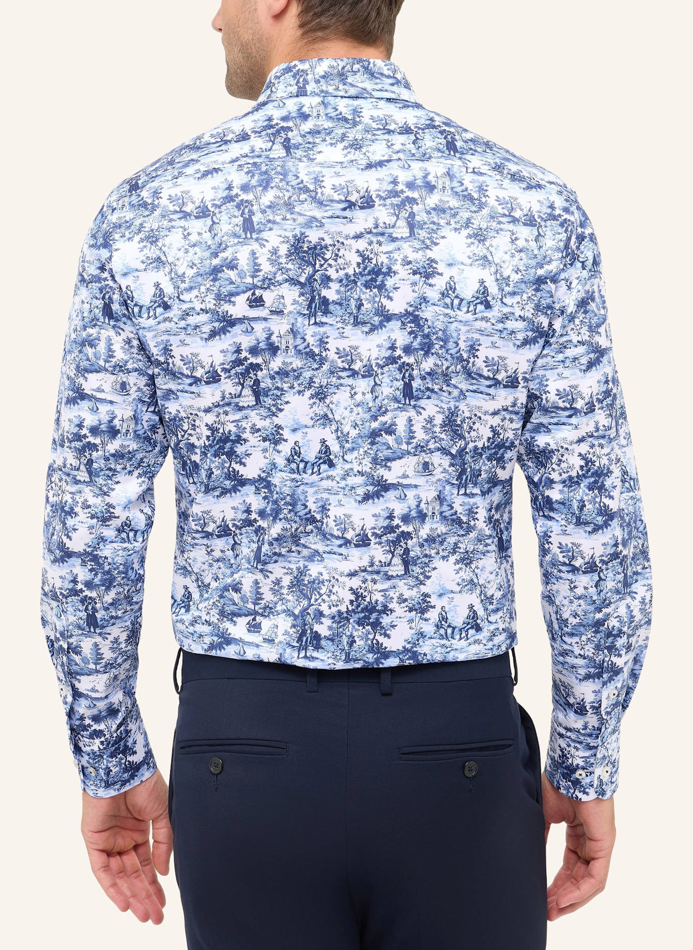 1863 by ETERNA Hemd MODERN FIT: BLAU