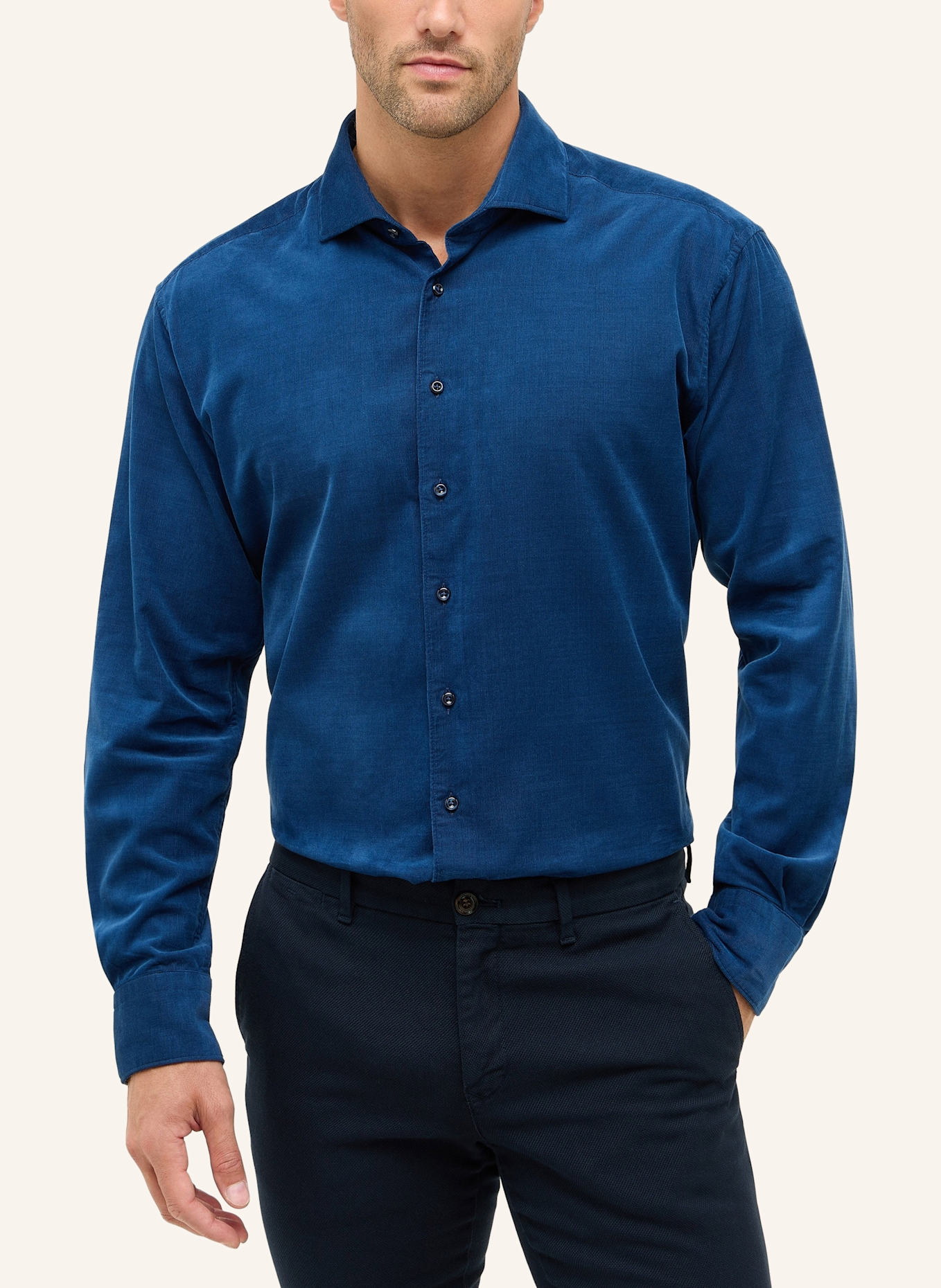 1863 by ETERNA Hemd Regular Fit: BLAU