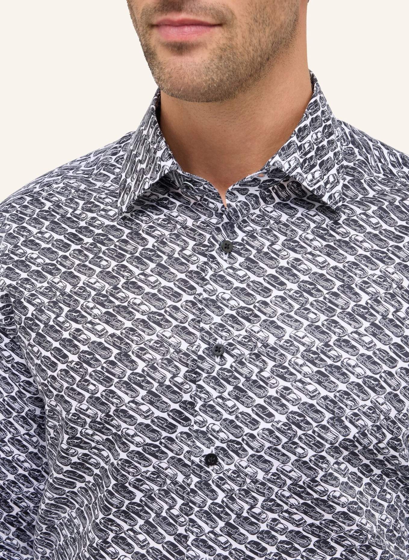 ETERNA Hemd MODERN FIT: SCHWARZ