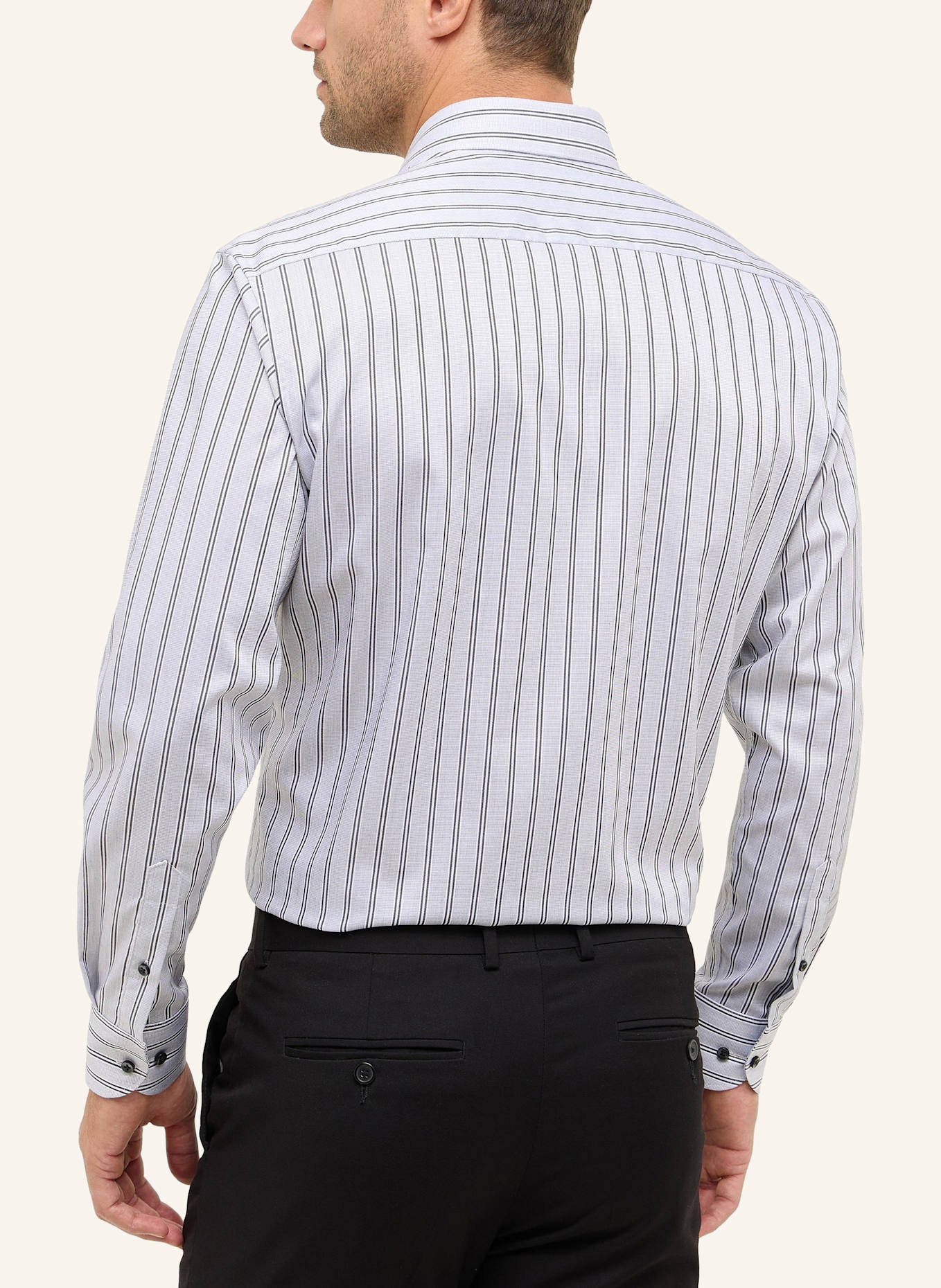 ETERNA Hemd Modern Fit: SCHWARZ