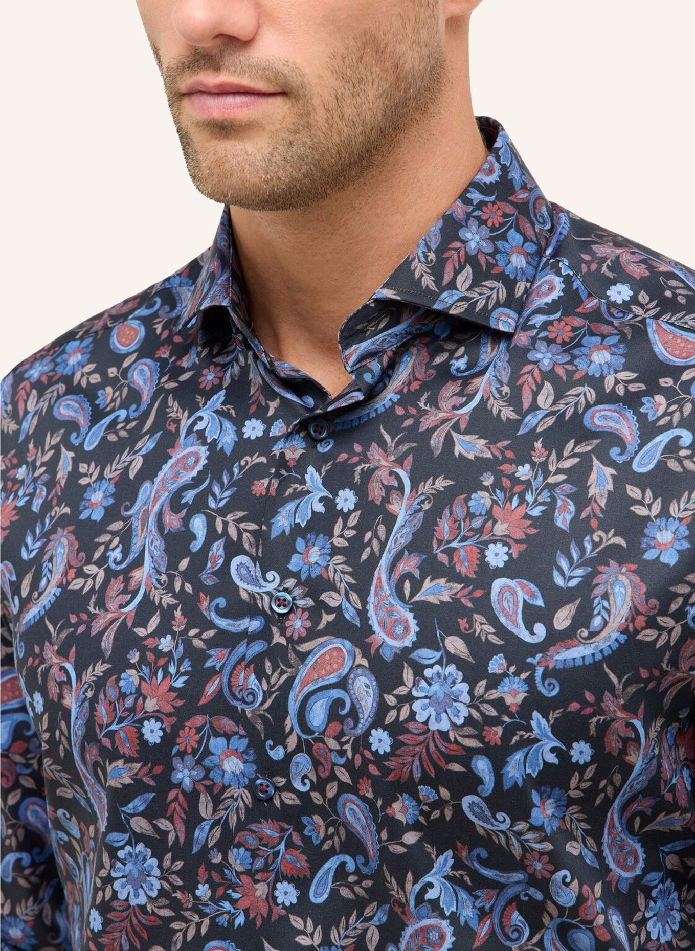 ETERNA Hemd MODERN FIT: BLAU