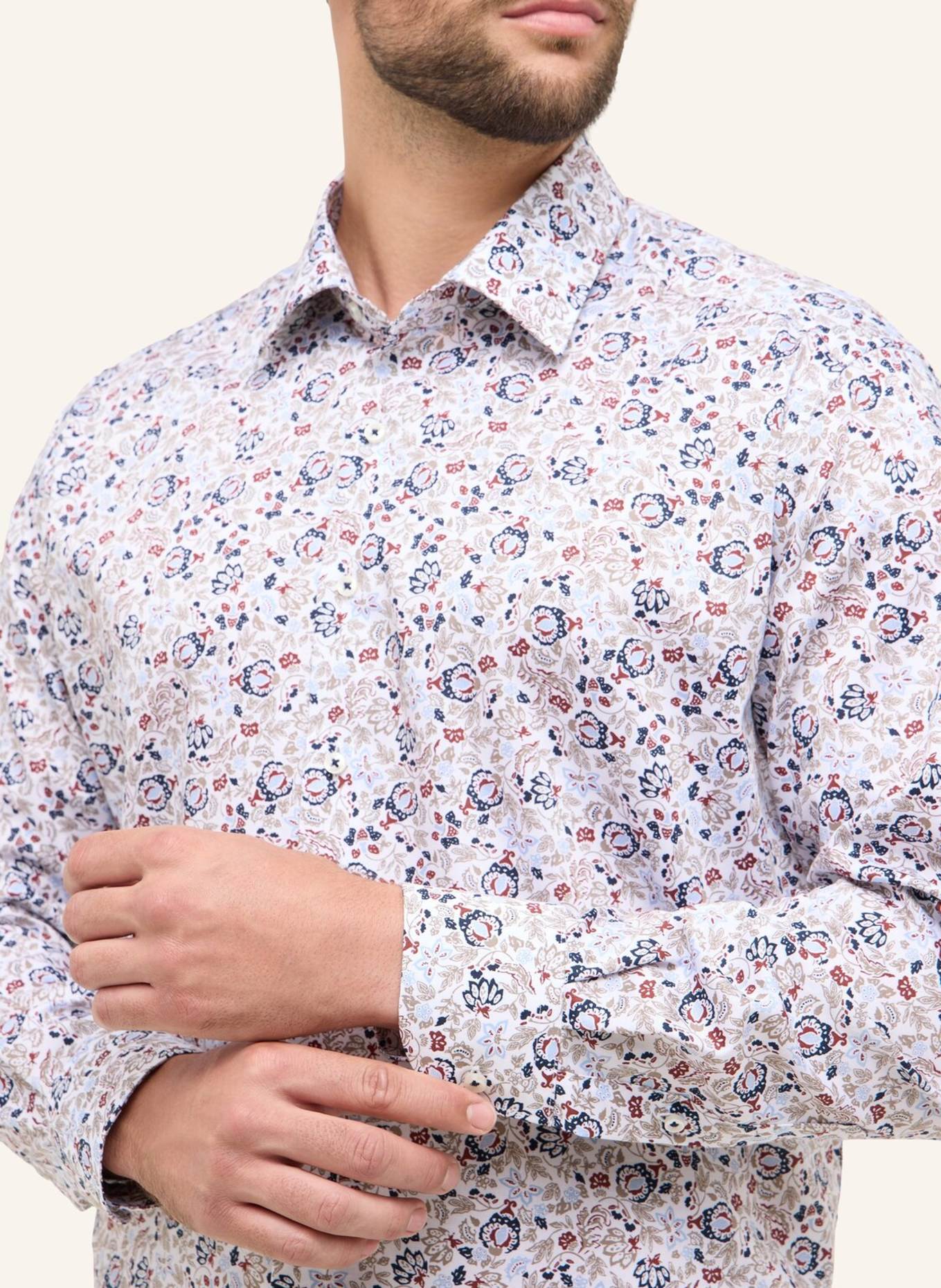 ETERNA Hemd COMFORT FIT: TAUPE