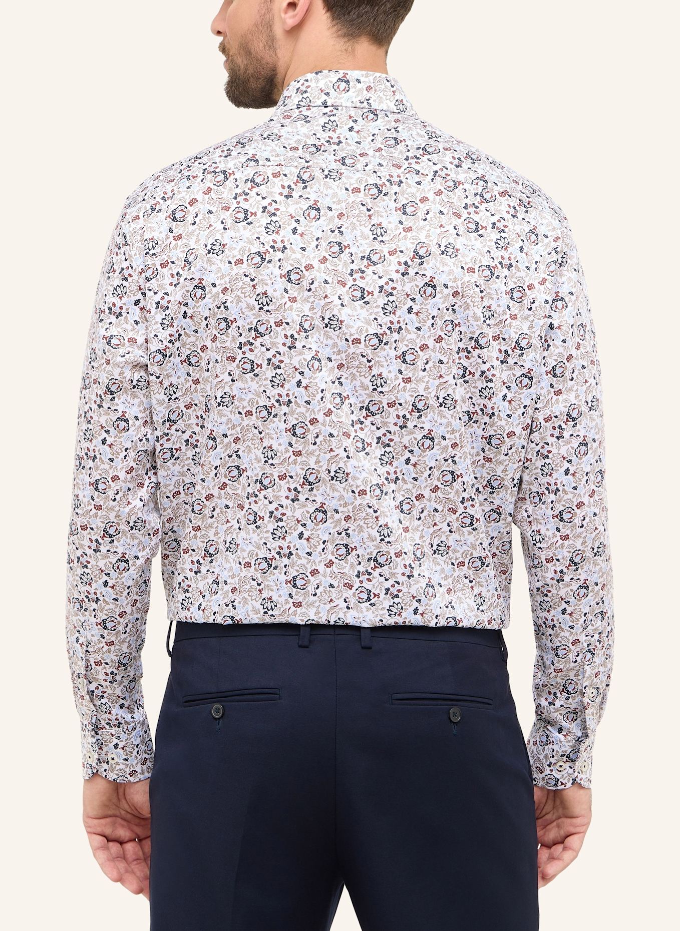 ETERNA Hemd COMFORT FIT: TAUPE