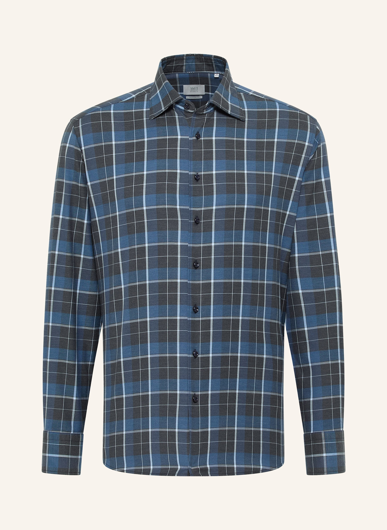 1863 by ETERNA Hemd MODERN FIT: BLAU